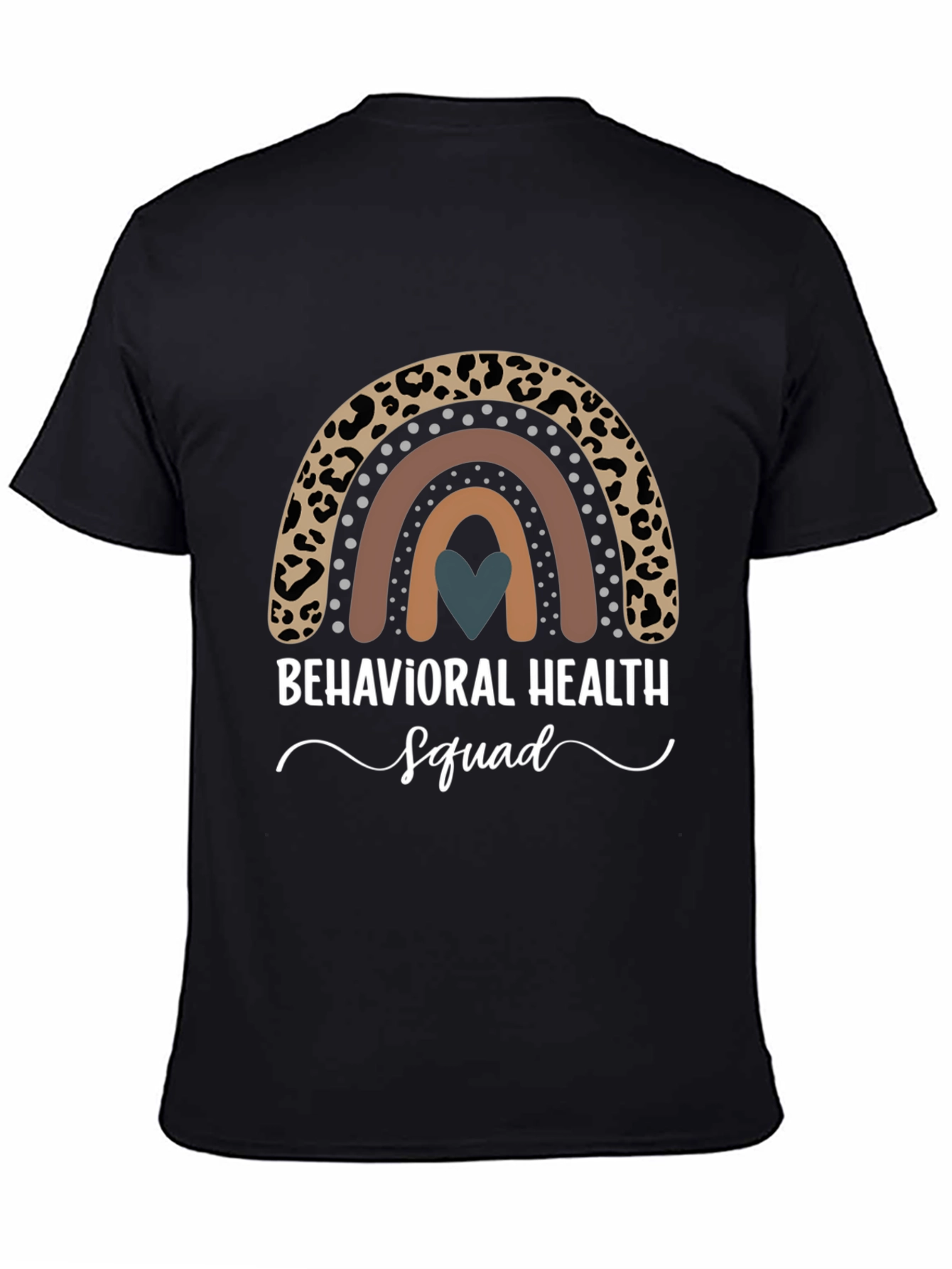 Behavioral Health Squad Rainbow Graphic Tee