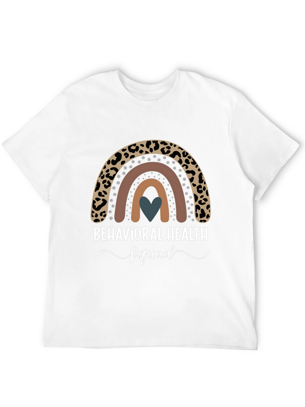 Behavioral Health Squad Rainbow Graphic Tee