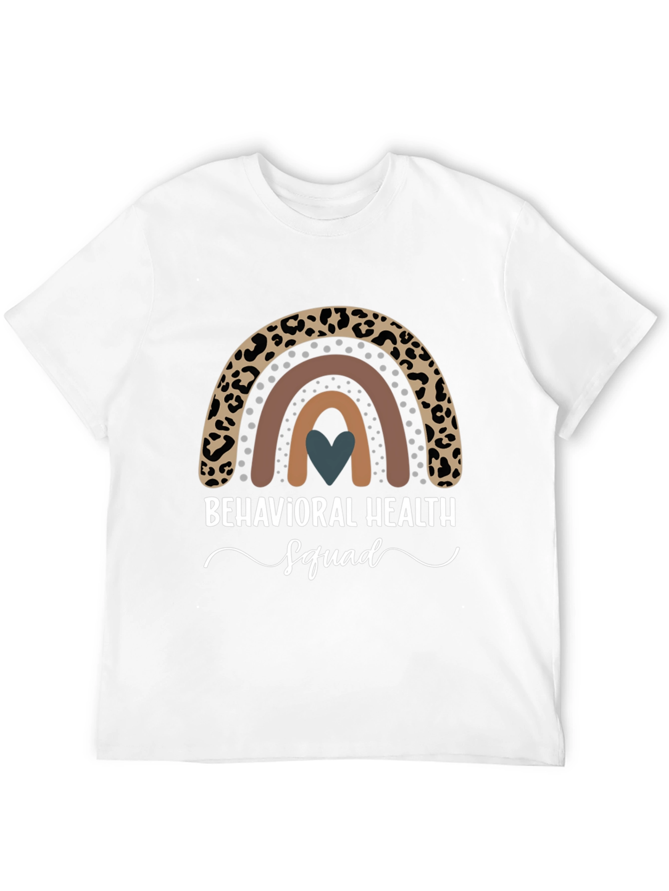 Behavioral Health Squad Rainbow Graphic Tee