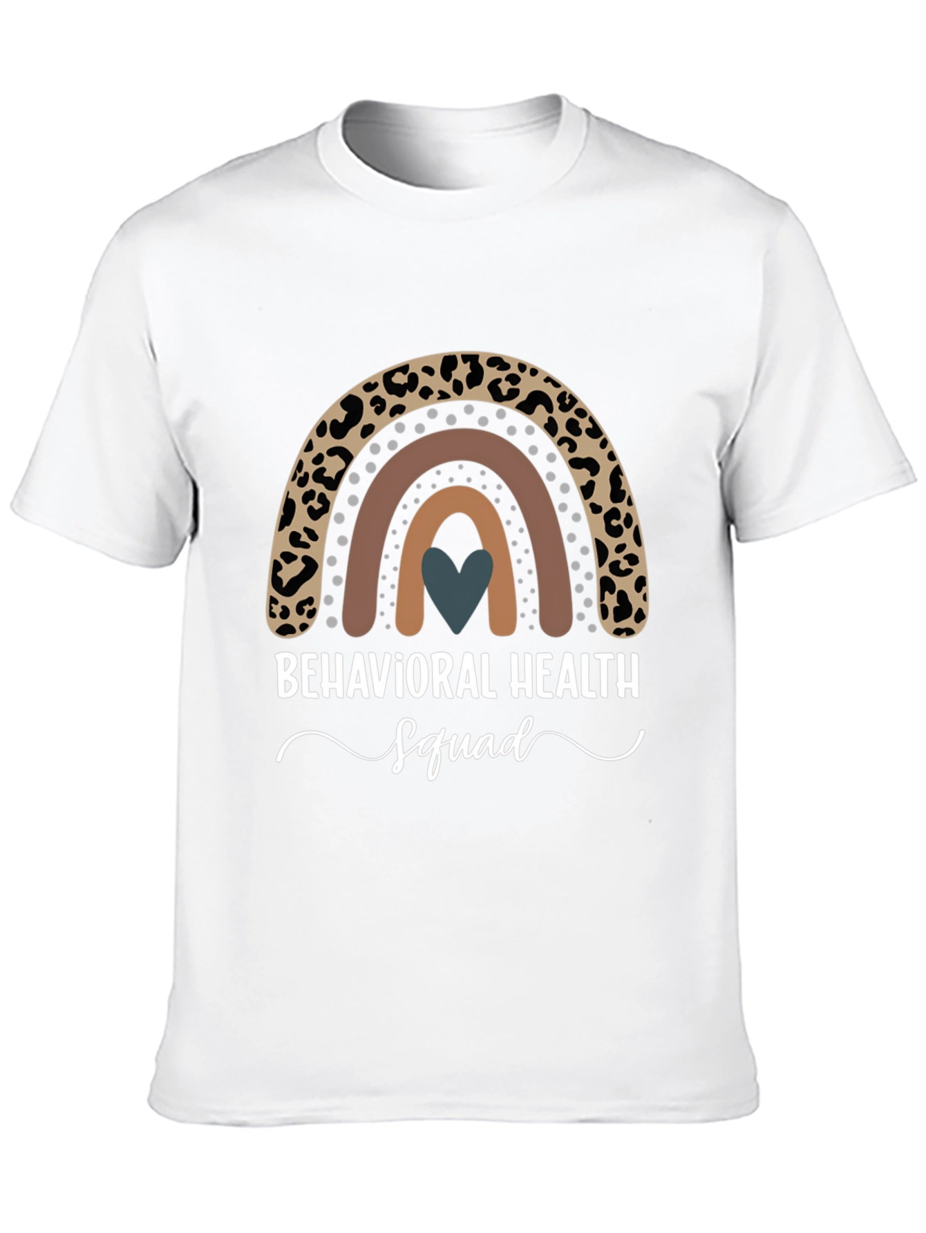 Behavioral Health Squad Rainbow Graphic Tee