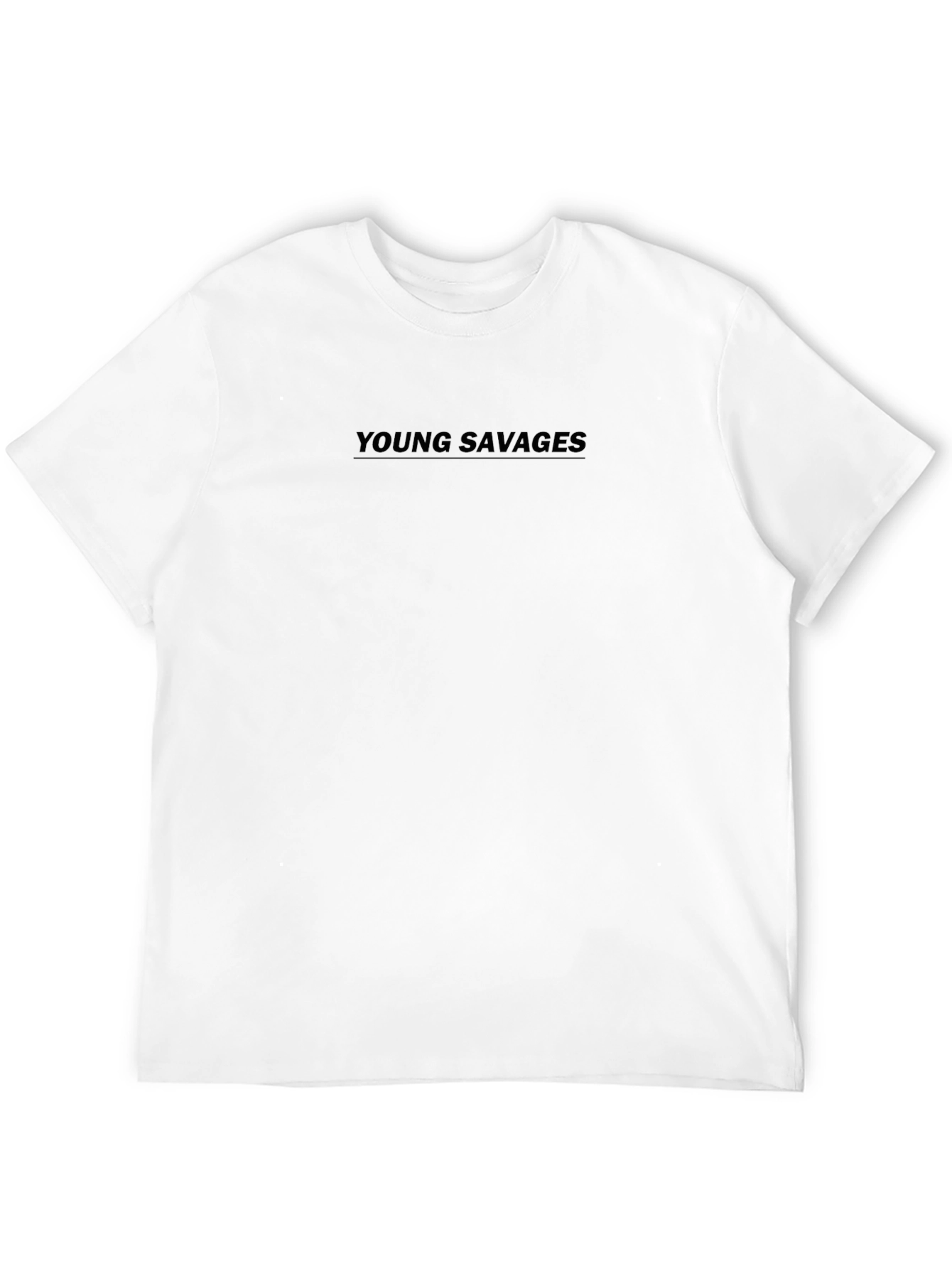 Young Savages Black Crew Neck Tee