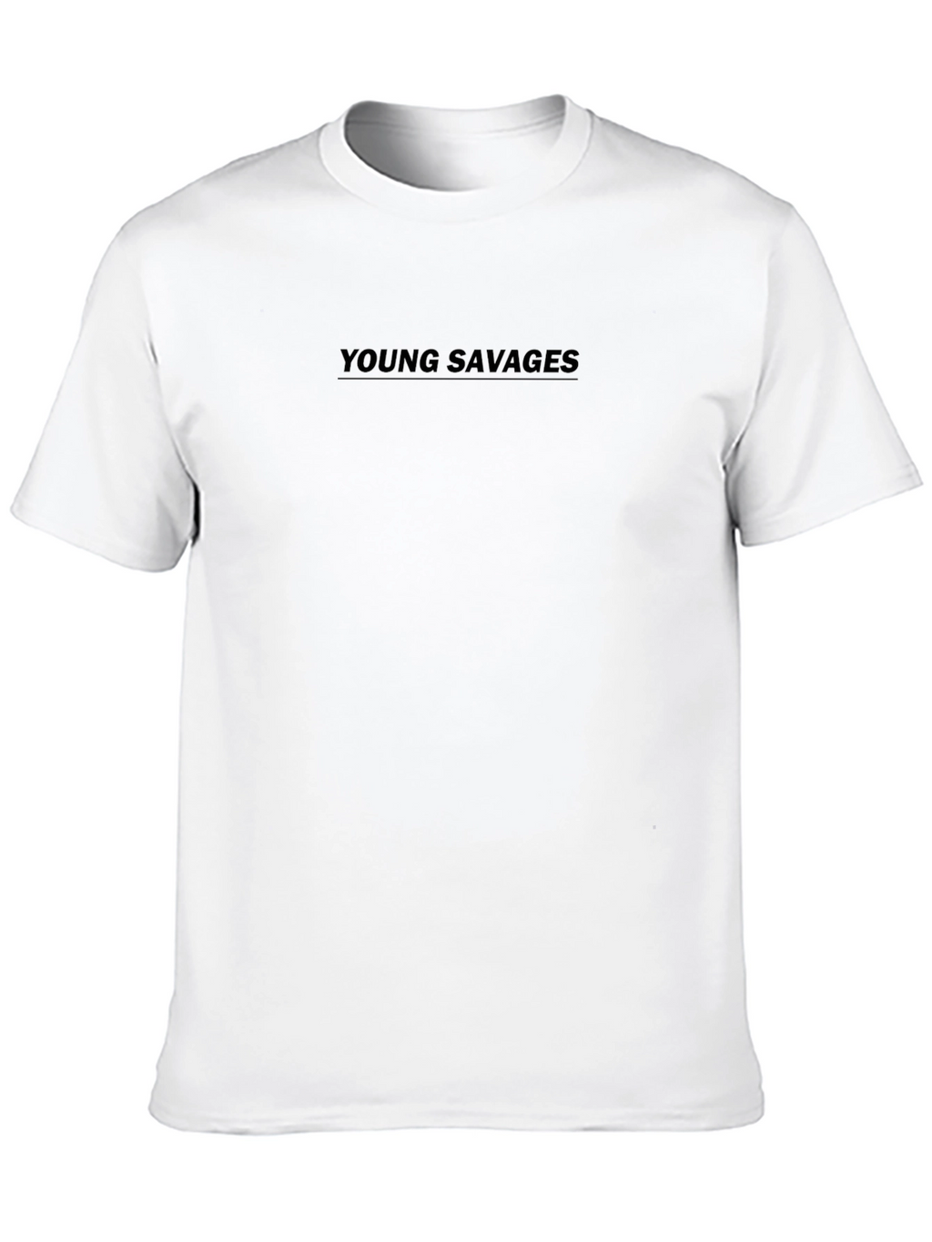 Young Savages Black Crew Neck Tee