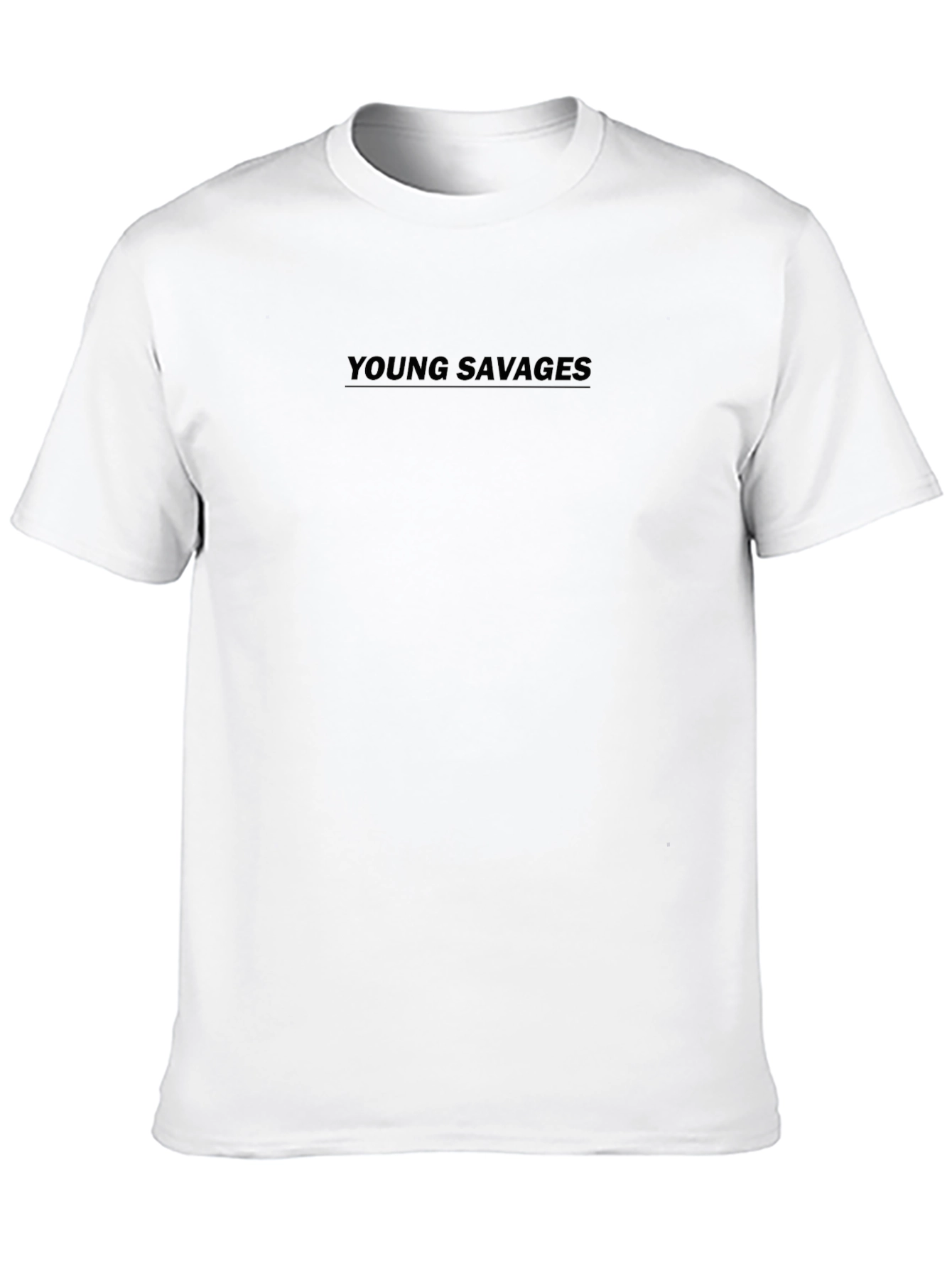 Young Savages Black Crew Neck Tee