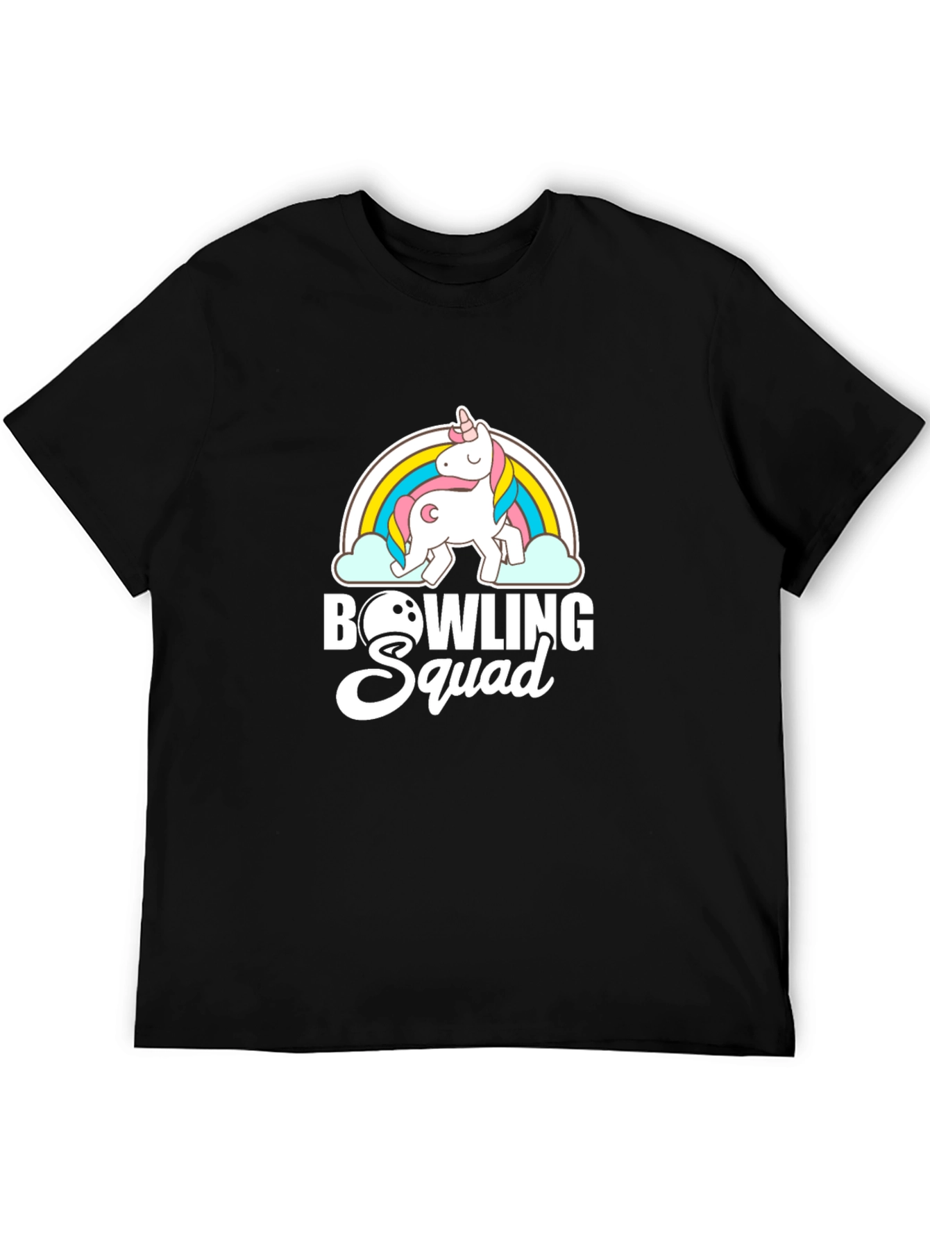 Unicorn Bowling Squad T-Shirt - Fun Stylish Bowling Apparel
