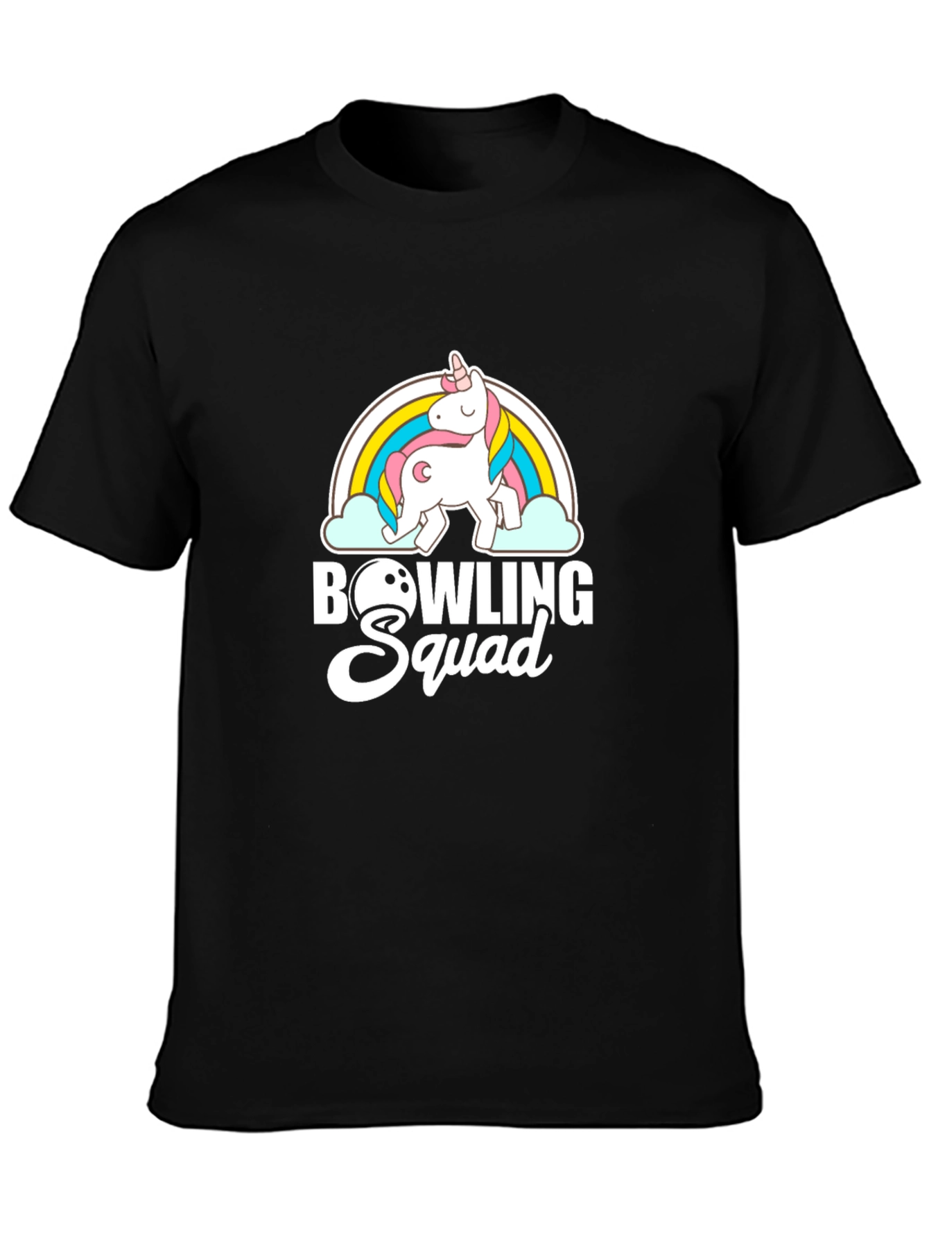 Unicorn Bowling Squad T-Shirt - Fun Stylish Bowling Apparel