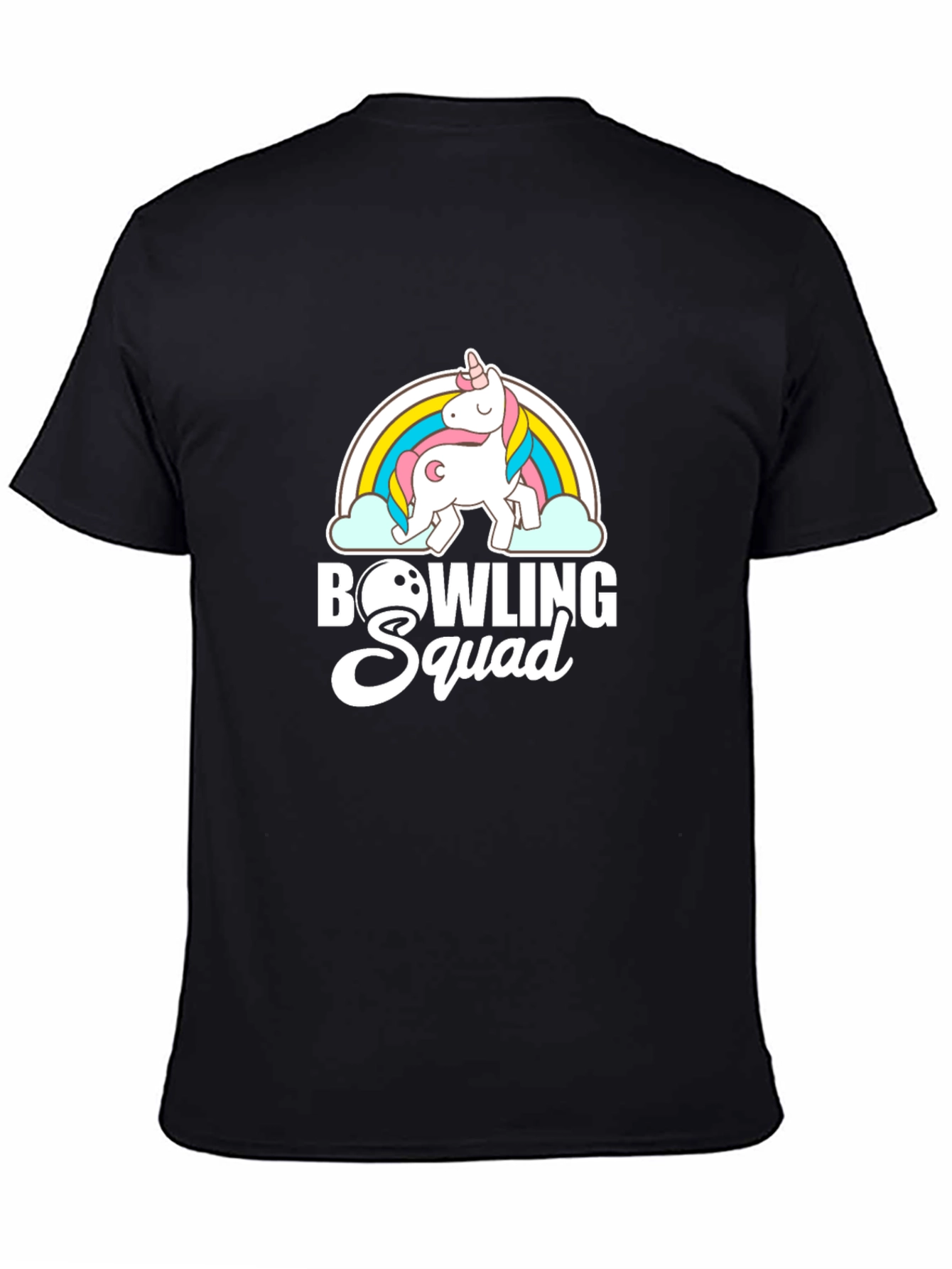 Unicorn Bowling Squad T-Shirt - Fun Stylish Bowling Apparel