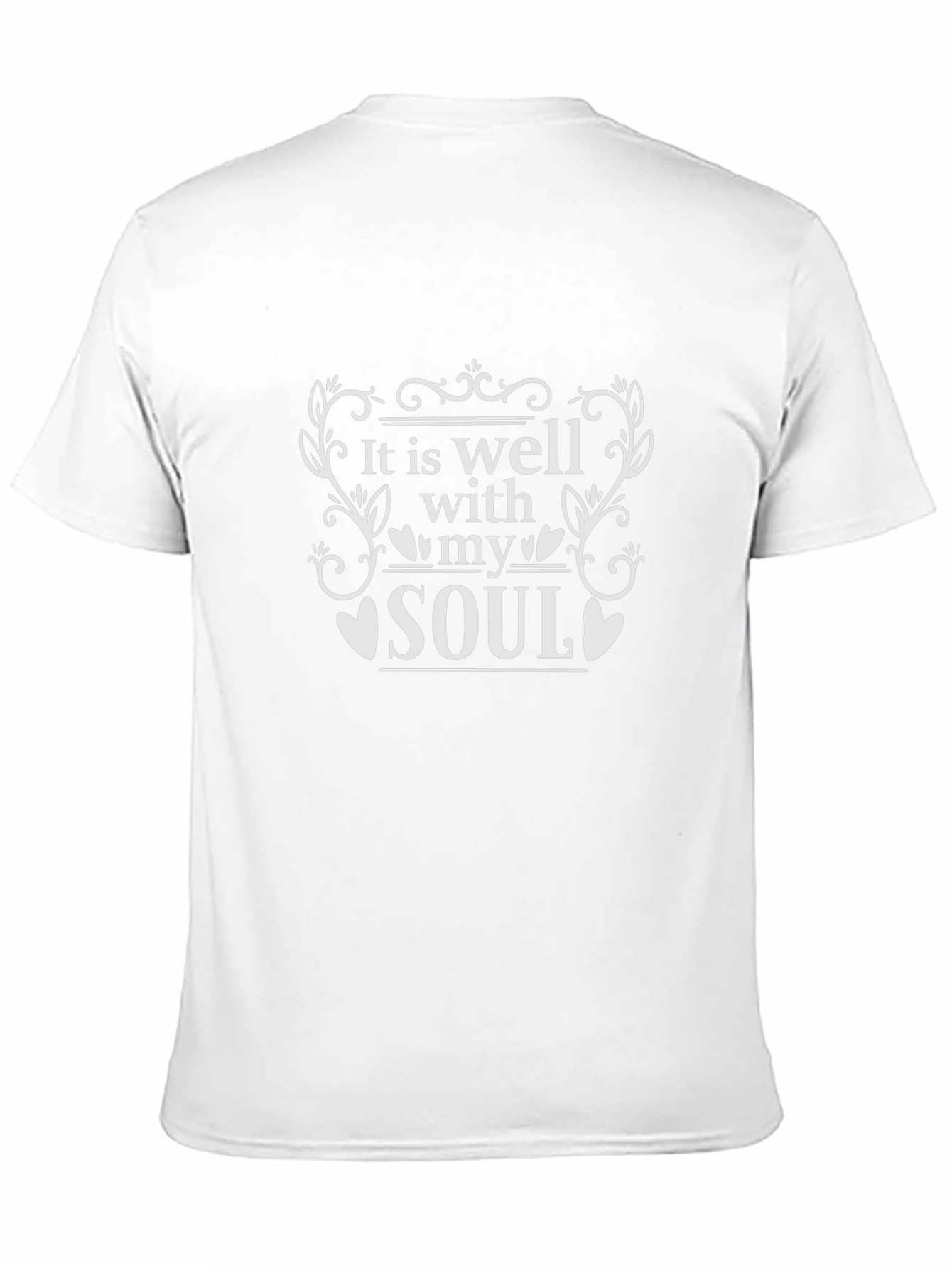 It Is Well With My Soul Black T-Shirt