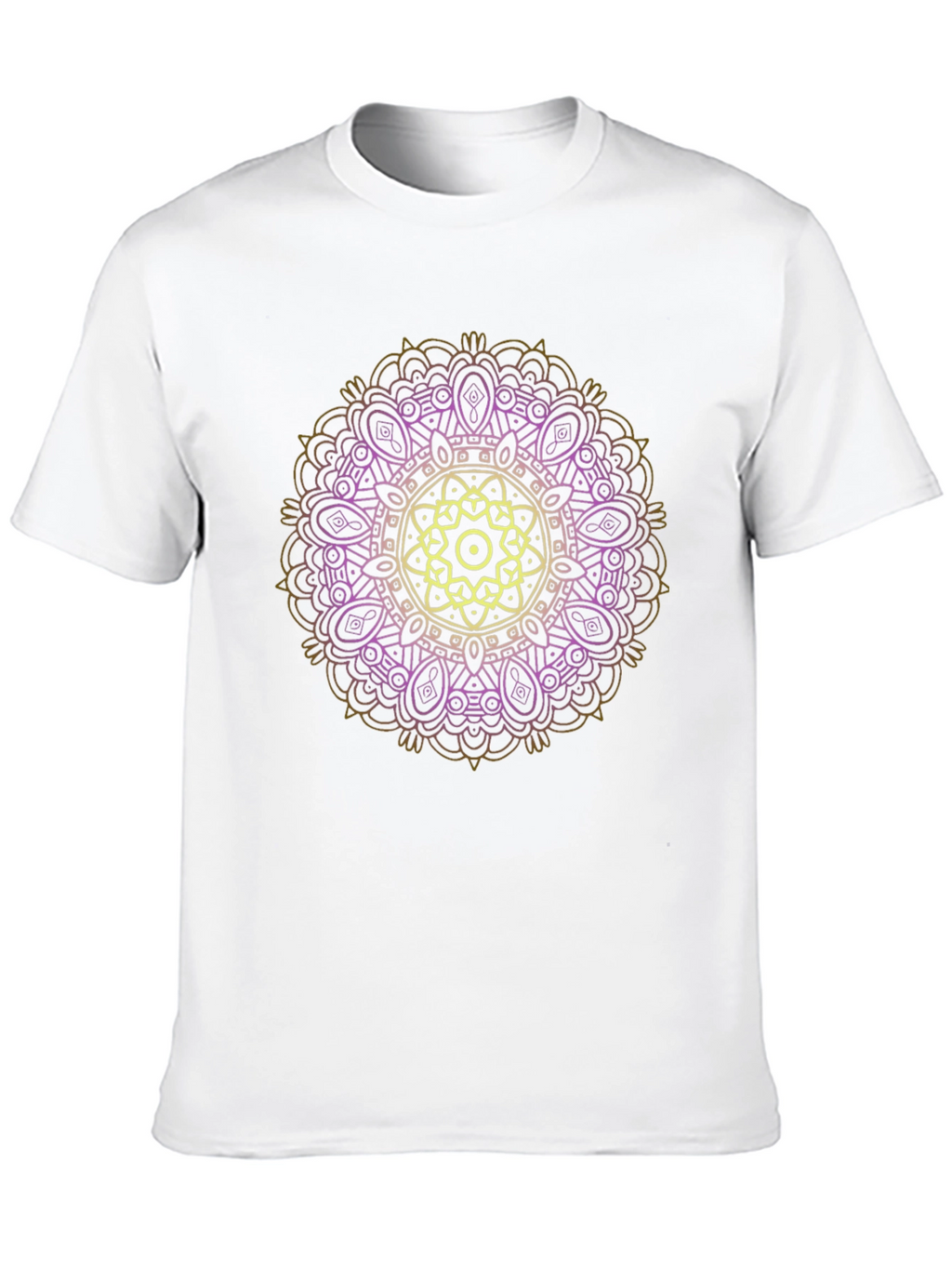 Mandala Graphic Tee - Stylish Black T-Shirt