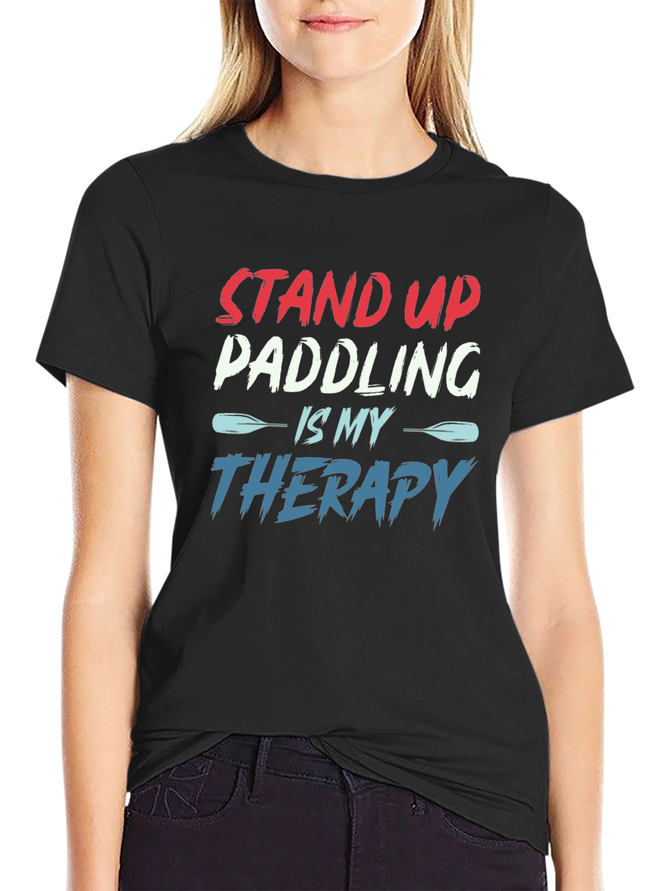 Stand Up Paddling Therapy T-Shirt
