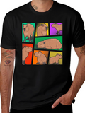 Capybara Collage Graphic Tee