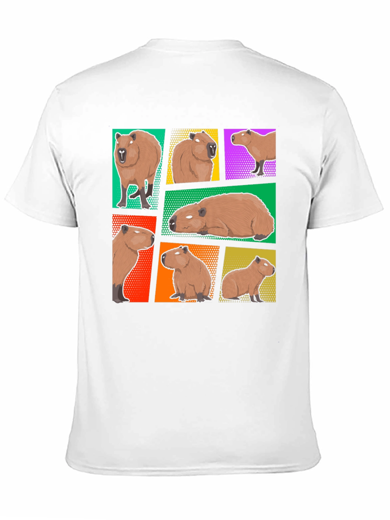 Capybara Collage Graphic Tee