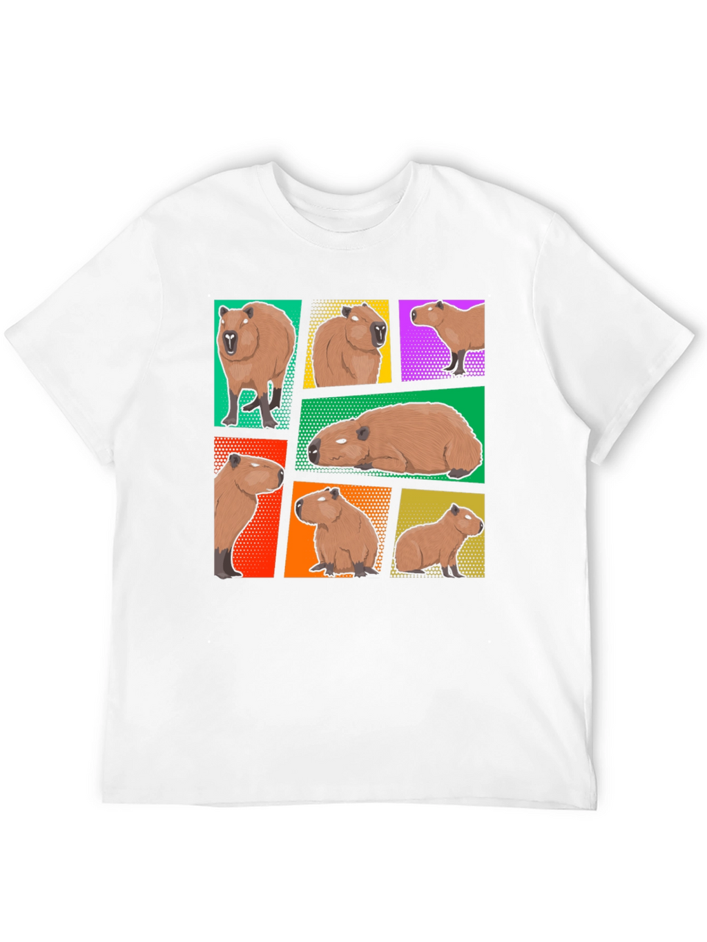 Capybara Collage Graphic Tee