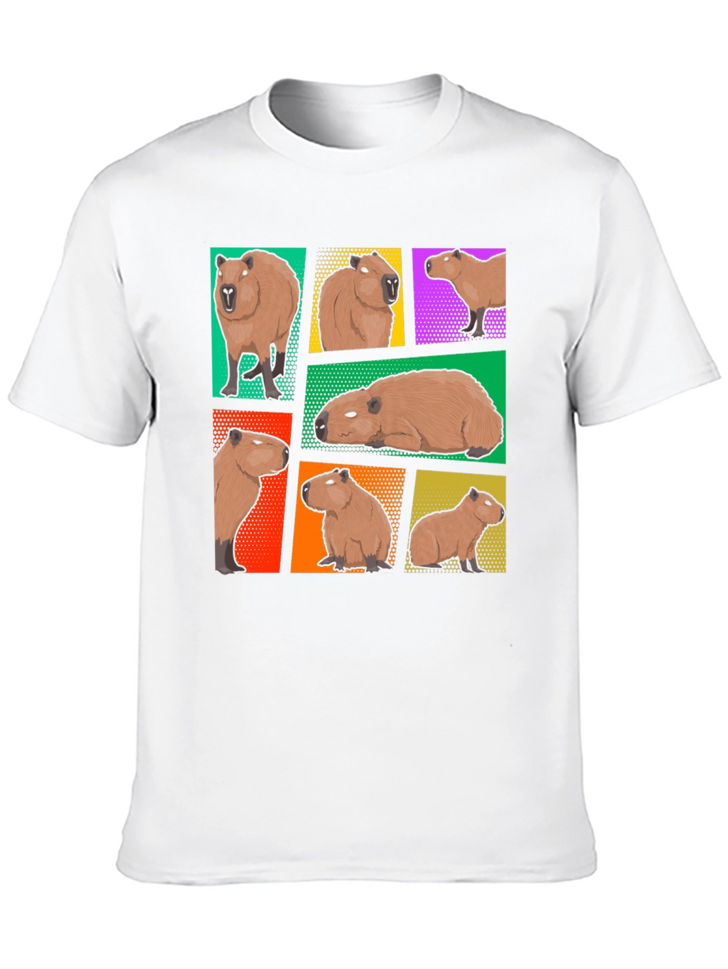 Capybara Collage Graphic Tee