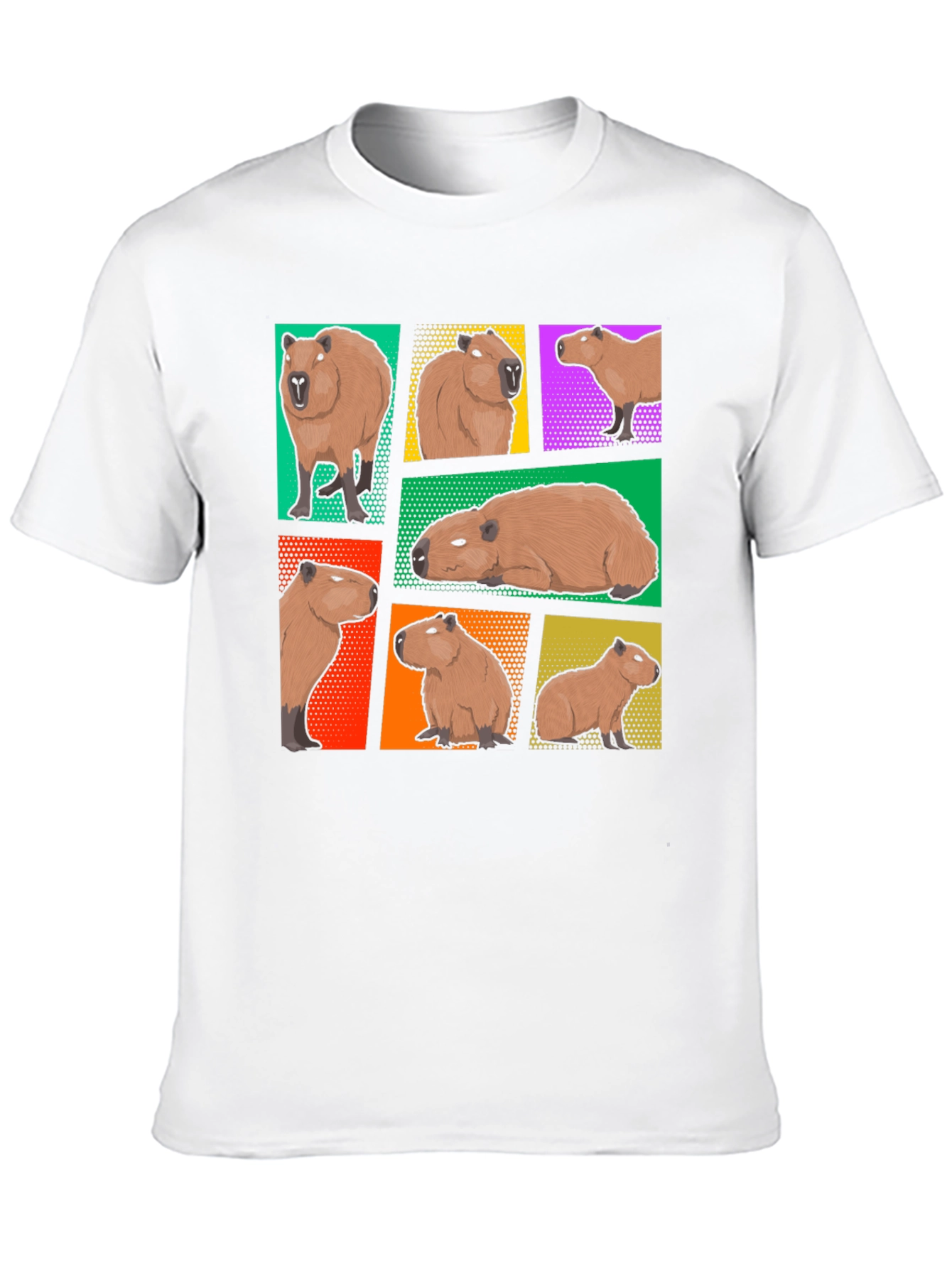 Capybara Collage Graphic Tee