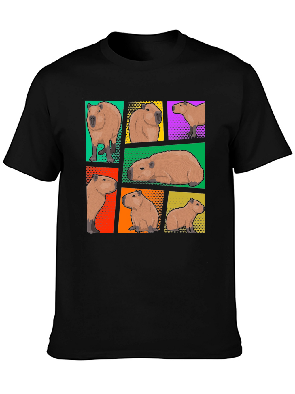 Capybara Collage Graphic Tee