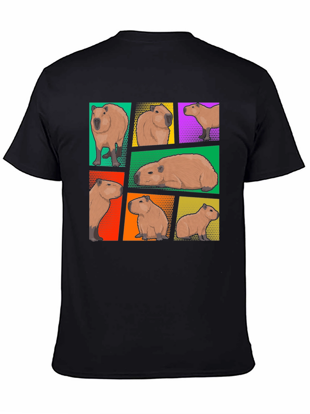 Capybara Collage Graphic Tee