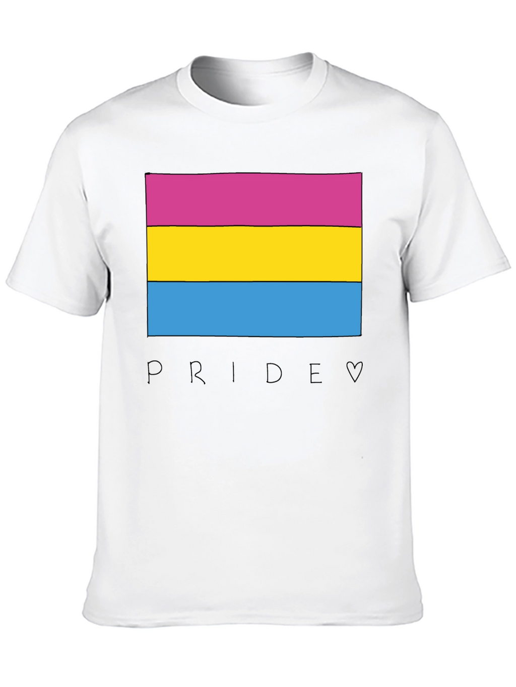 Pansexual Pride Flag T-Shirt - LGBTQ+ Pride
