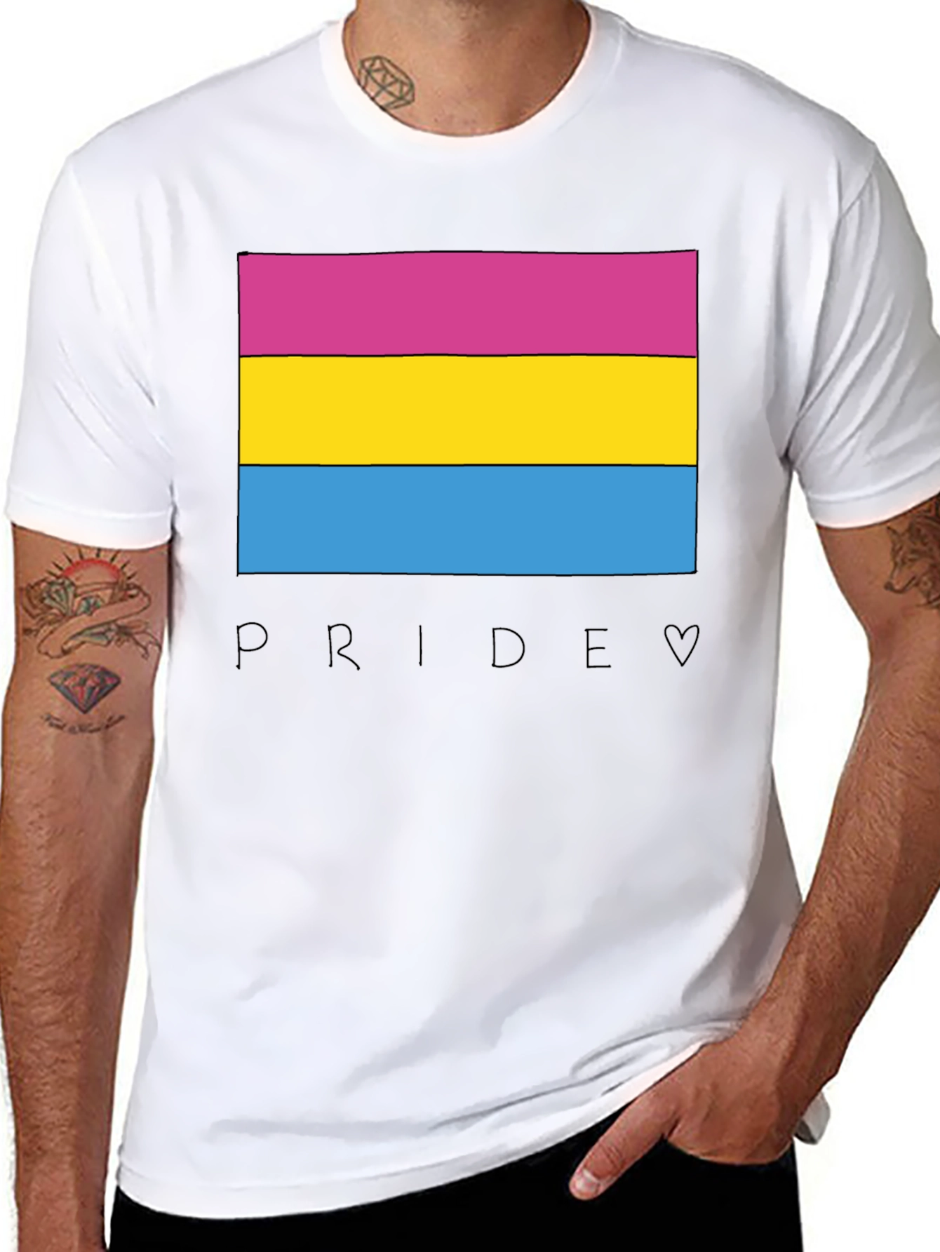 Pansexual Pride Flag T-Shirt - LGBTQ+ Pride