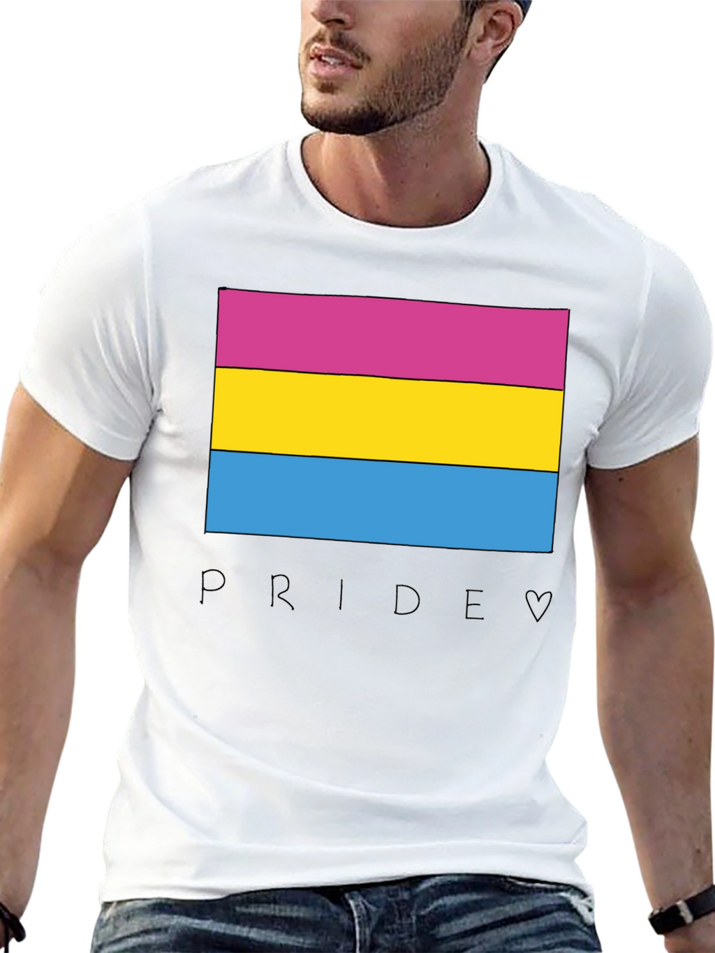 Pansexual Pride Flag T-Shirt - LGBTQ+ Pride