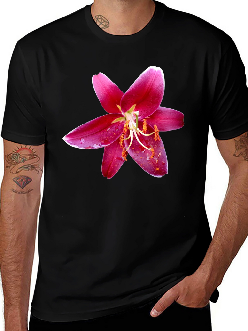 Floral Graphic Tee - Bold Flower Print