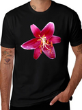 Floral Graphic Tee - Bold Flower Print