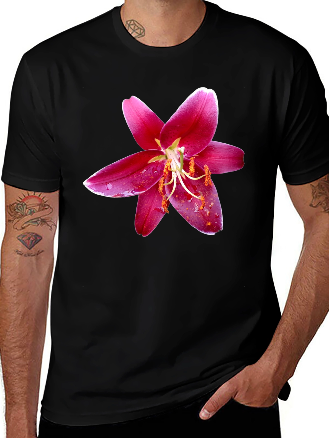 Floral Graphic Tee - Bold Flower Print