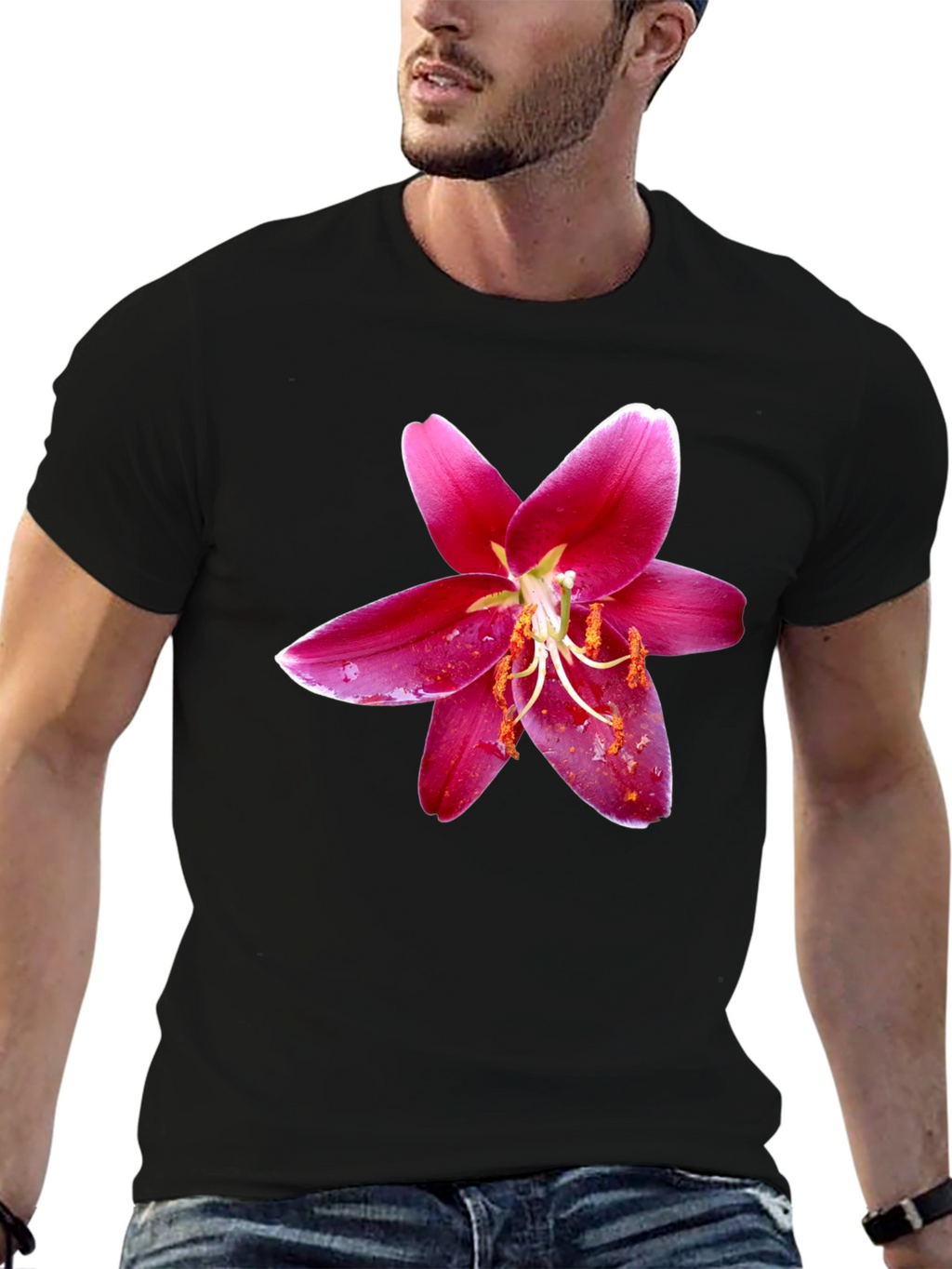 Floral Graphic Tee - Bold Flower Print