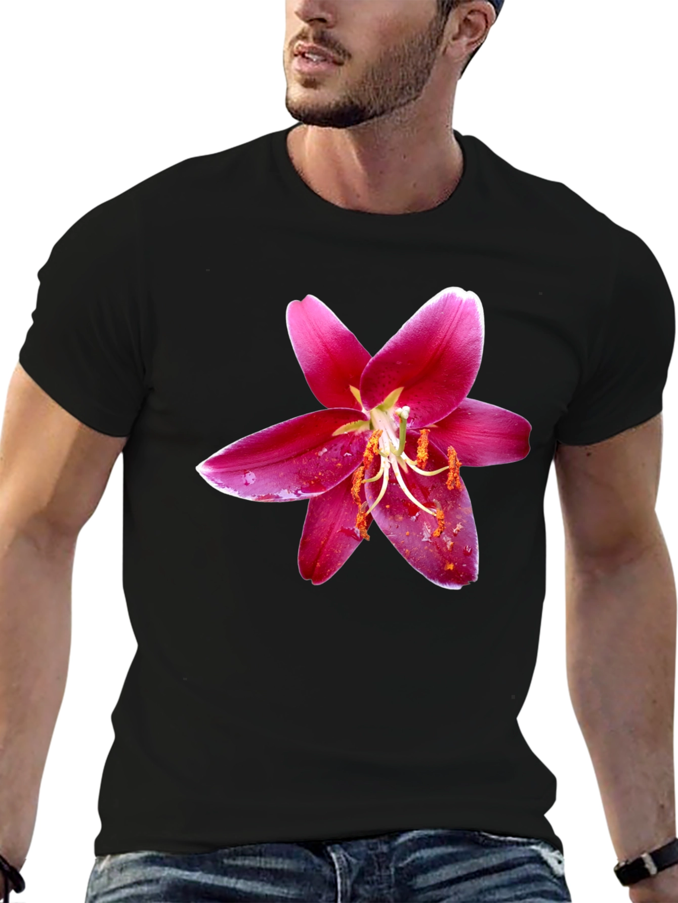 Floral Graphic Tee - Bold Flower Print