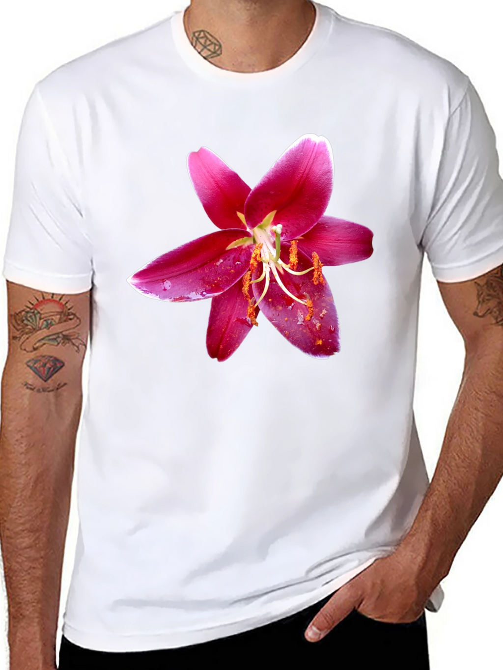 Floral Graphic Tee - Bold Flower Print