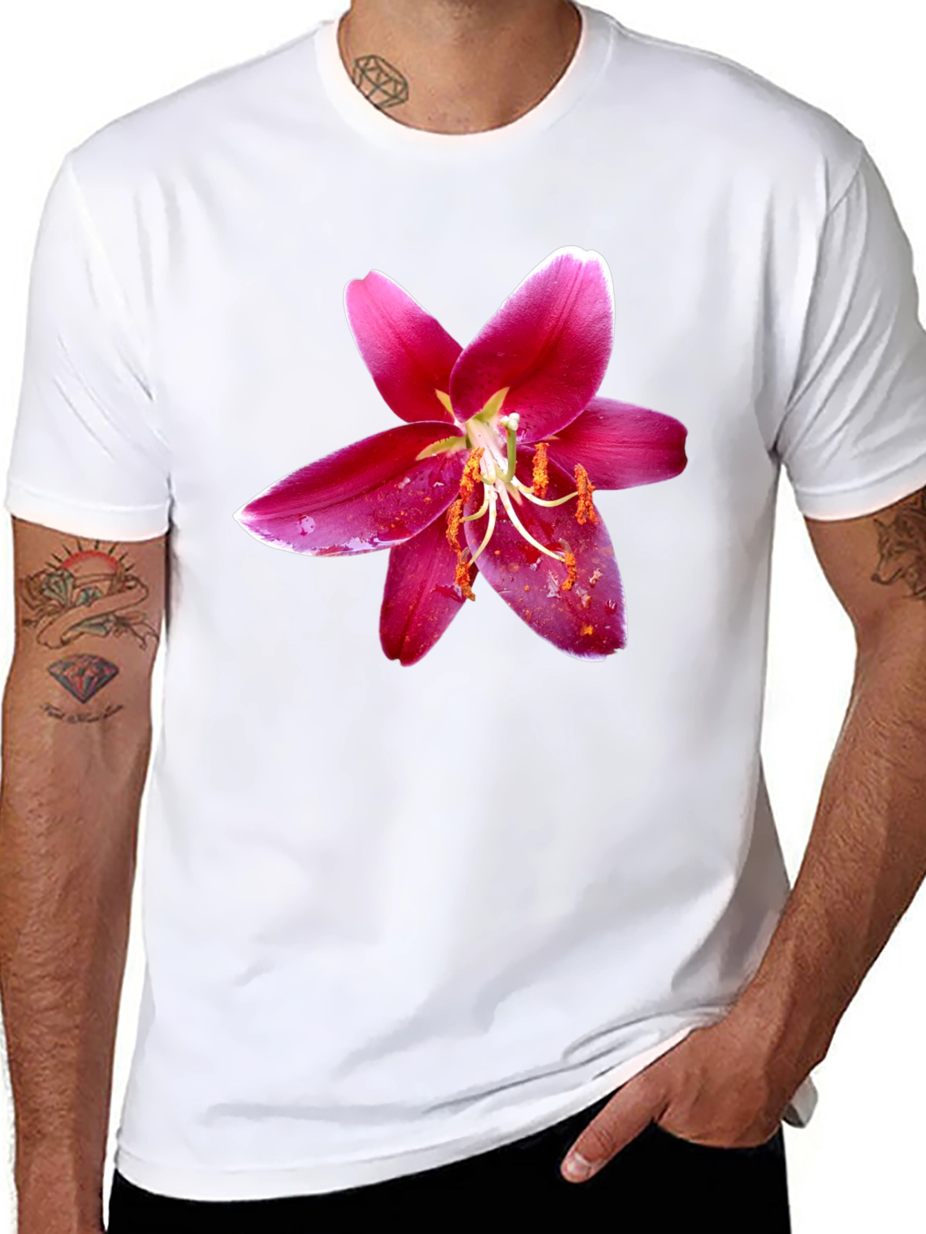 Floral Graphic Tee - Bold Flower Print
