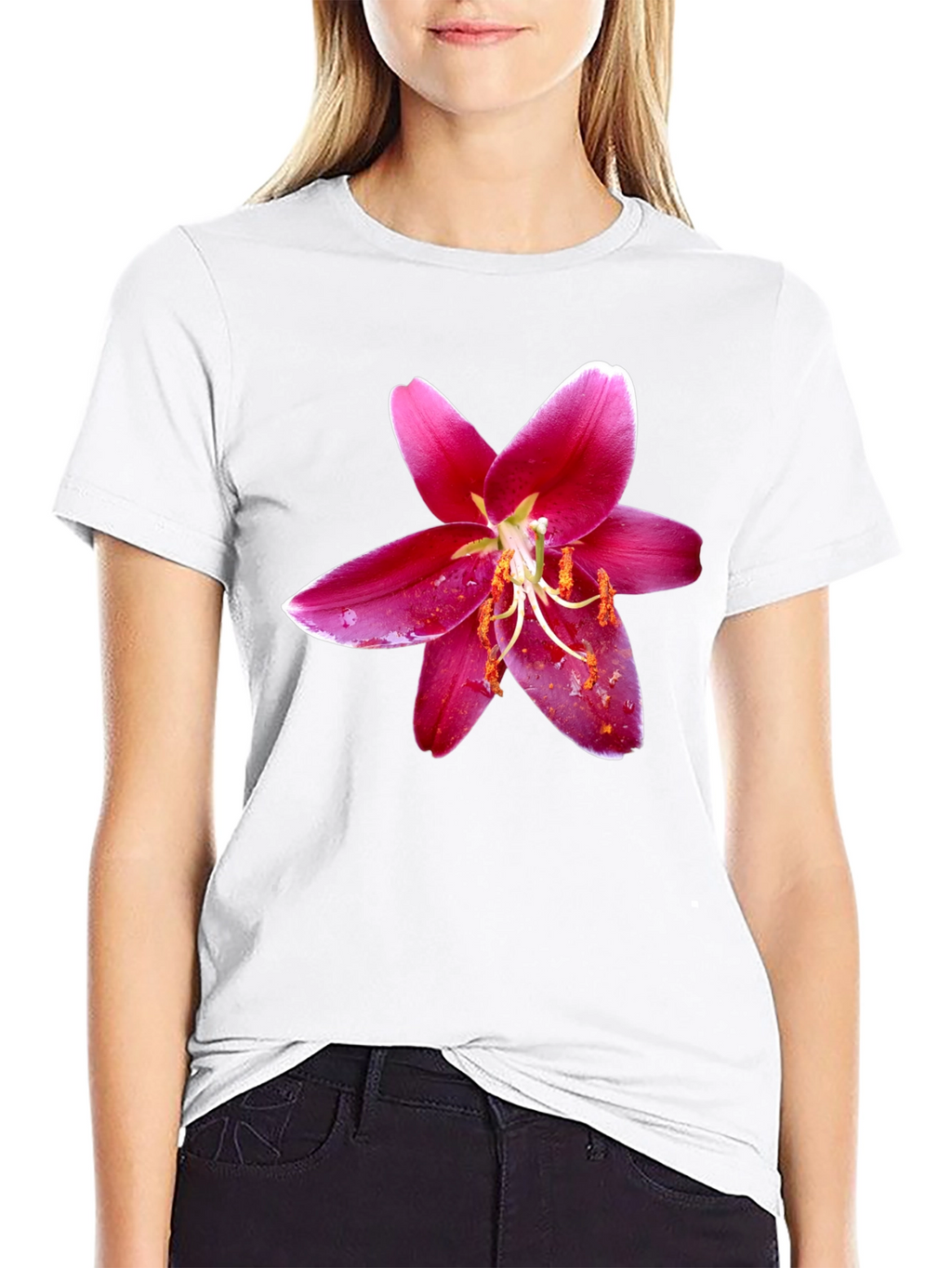 Floral Graphic Tee - Bold Flower Print