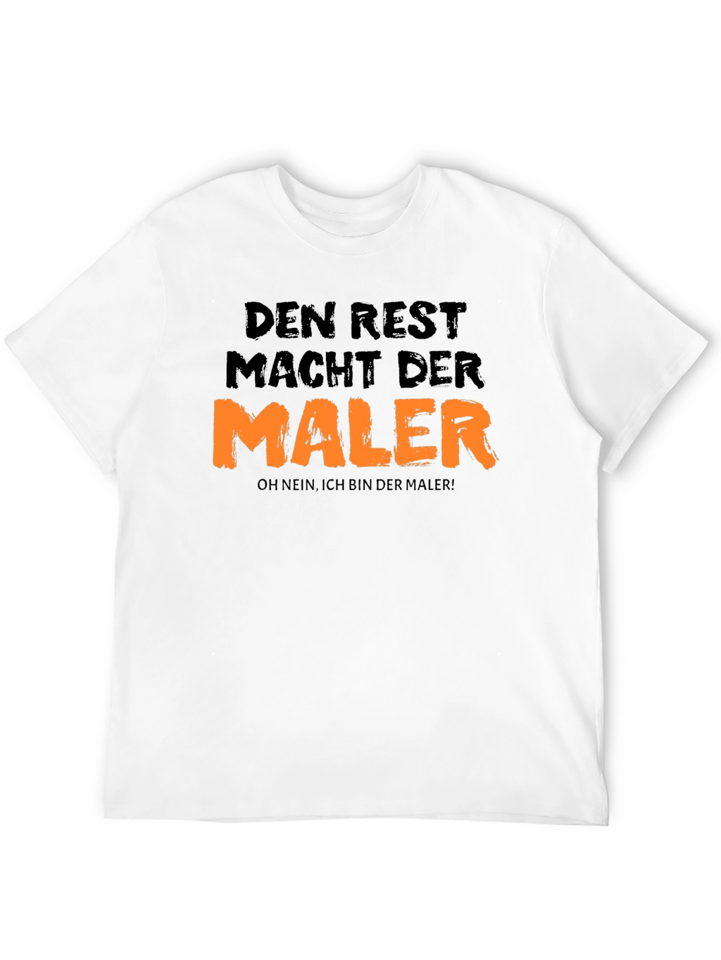 Den Rest Macht Der Maler Black Graphic Tee