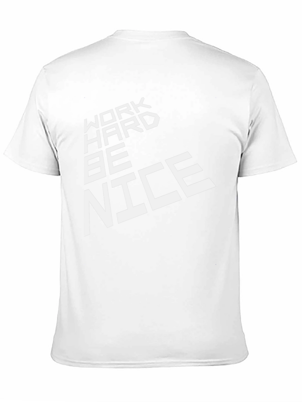 Work Hard Be Nice Graphic Tee - Black
