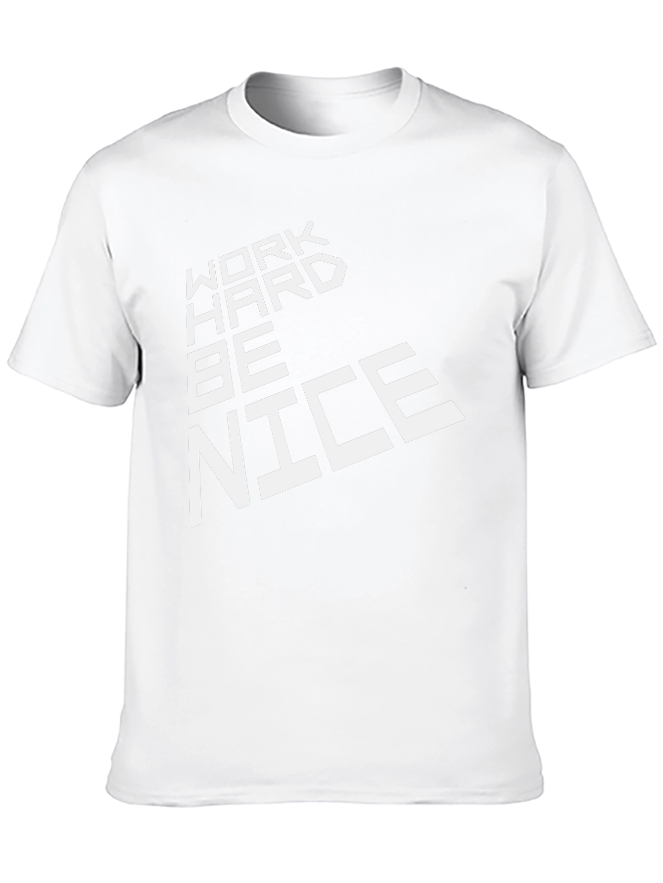 Work Hard Be Nice Graphic Tee - Black