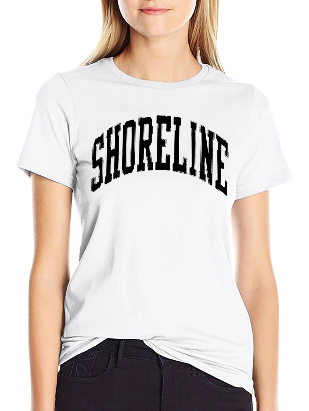 Shoreline Black Graphic T-Shirt