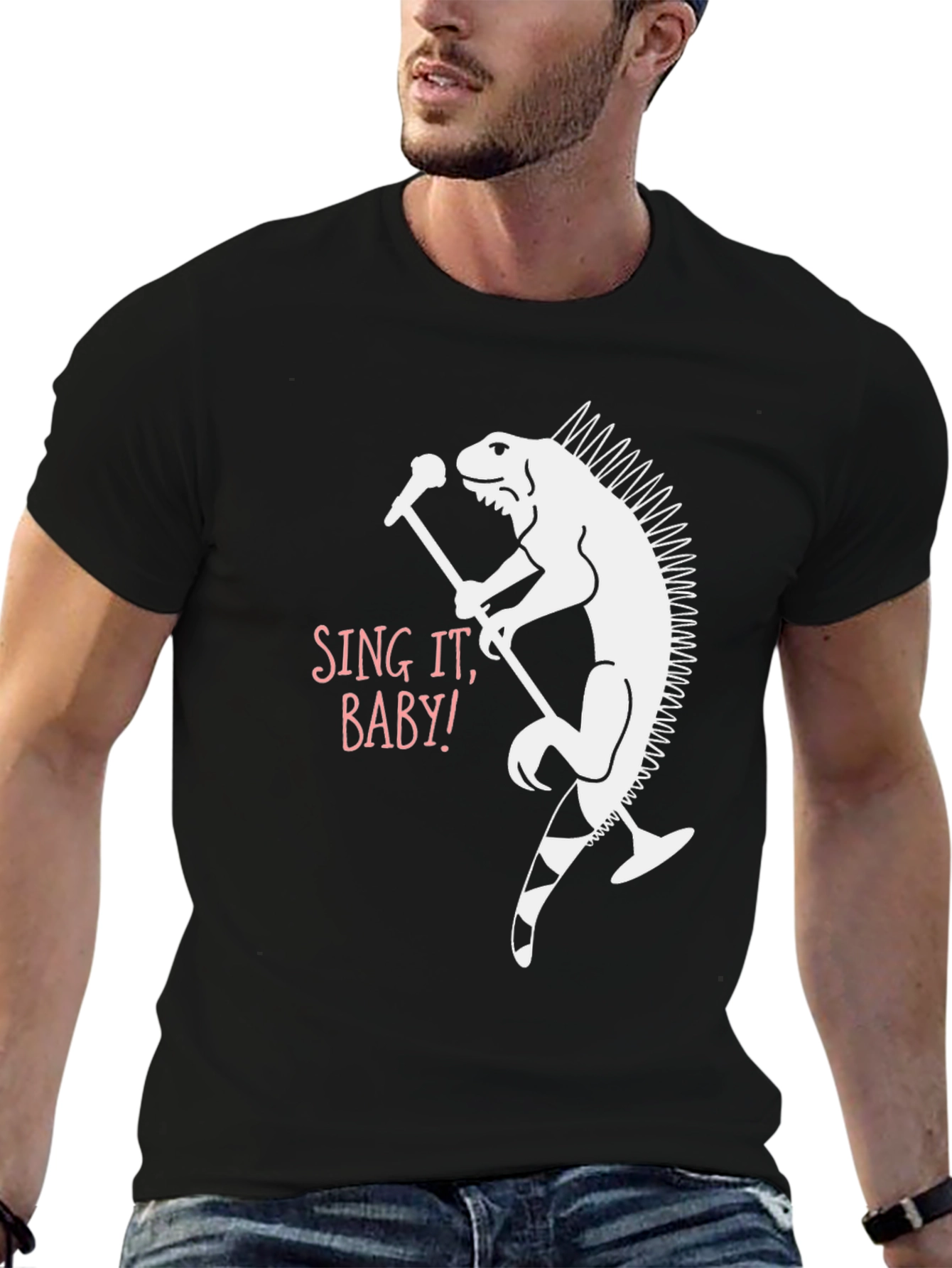Sing It Baby! Iguana Graphic Tee