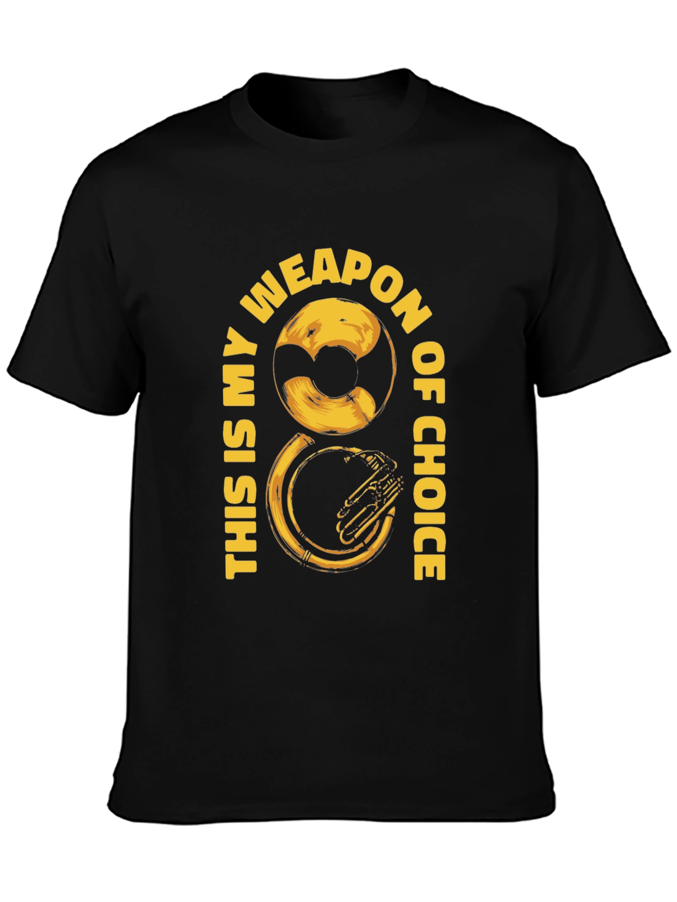 Tuba Weapon of Choice Graphic Tee