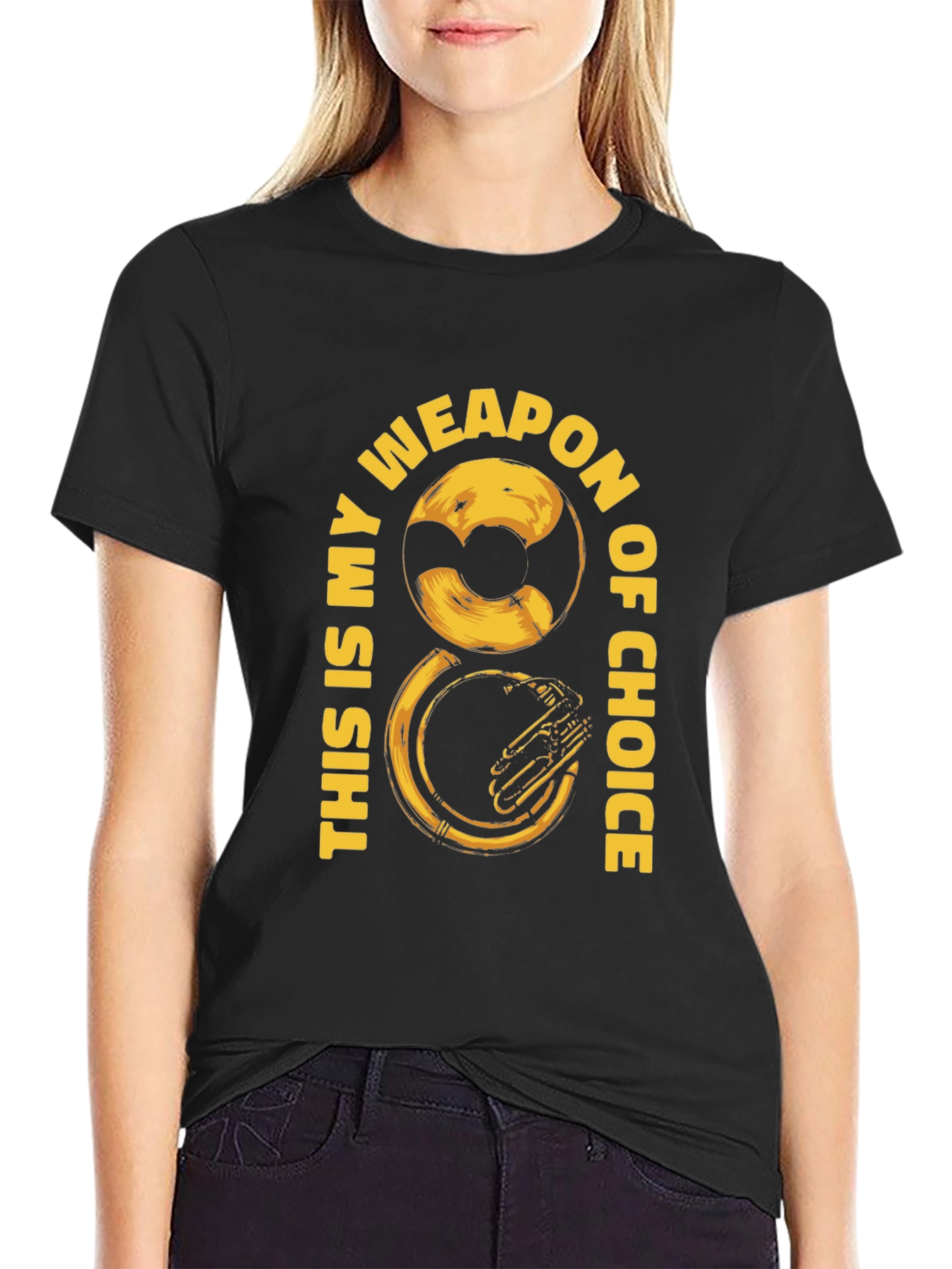 Tuba Weapon of Choice Graphic Tee