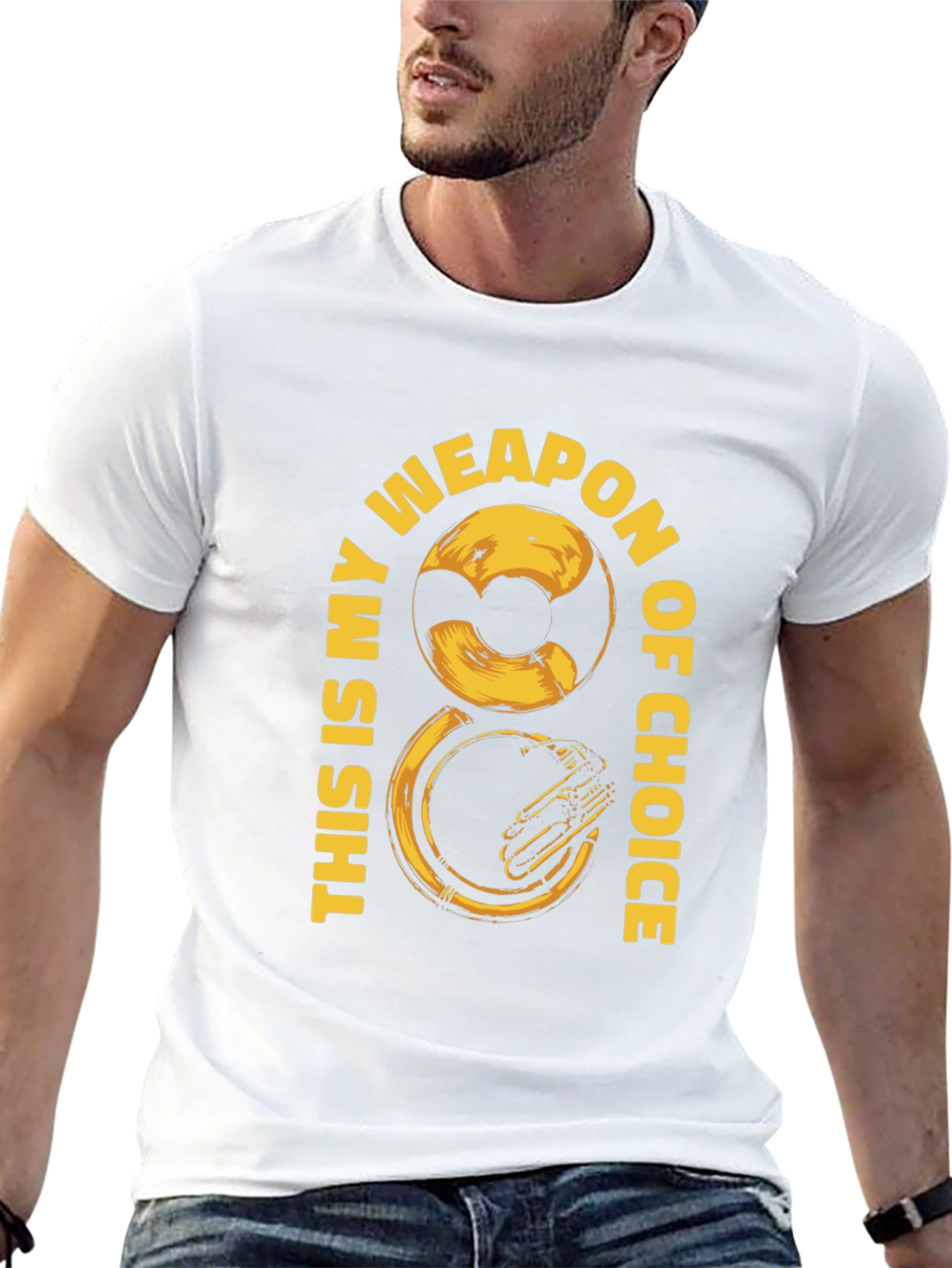 Tuba Weapon of Choice Graphic Tee