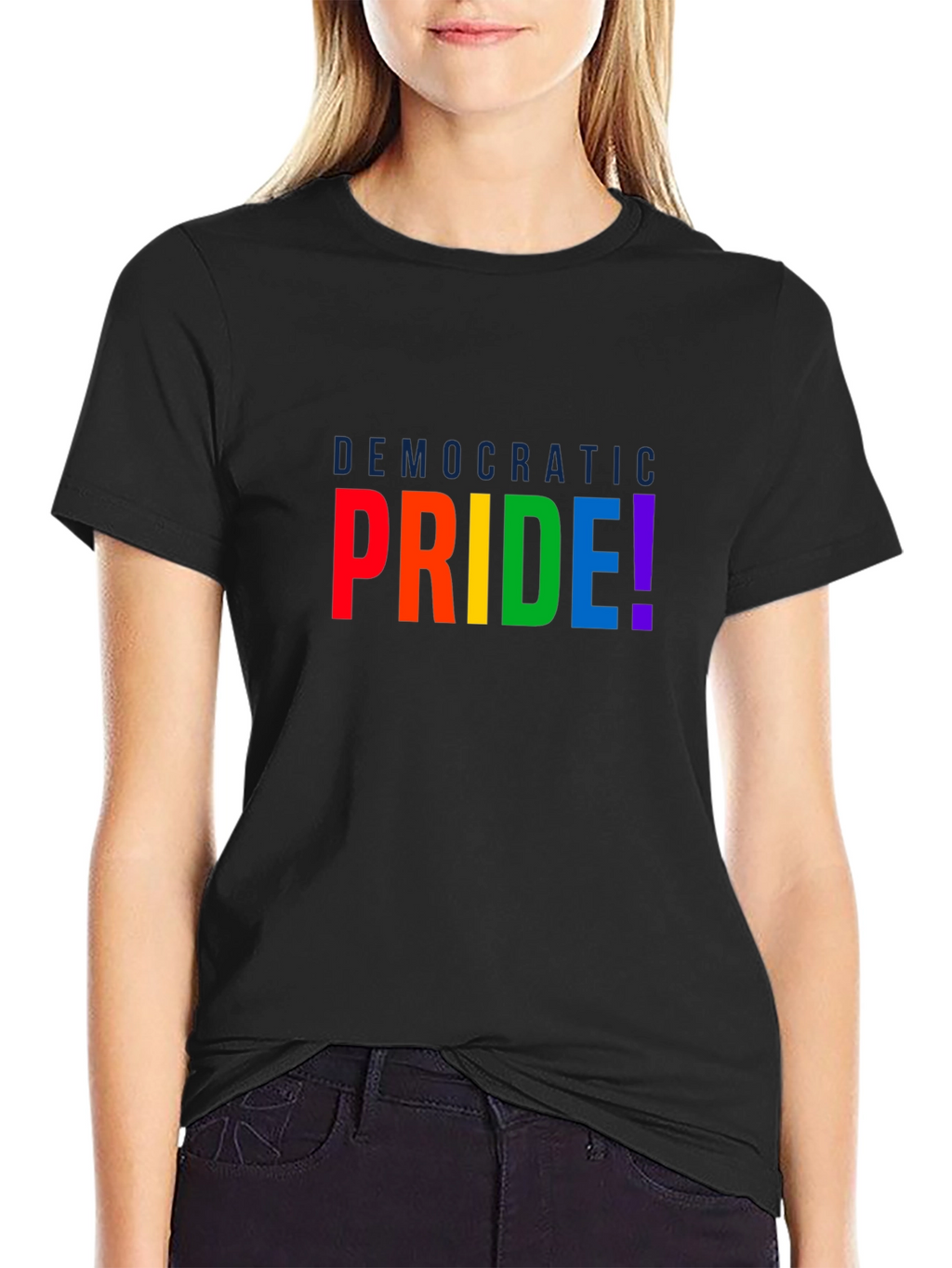 Democratic Pride Rainbow T-Shirt