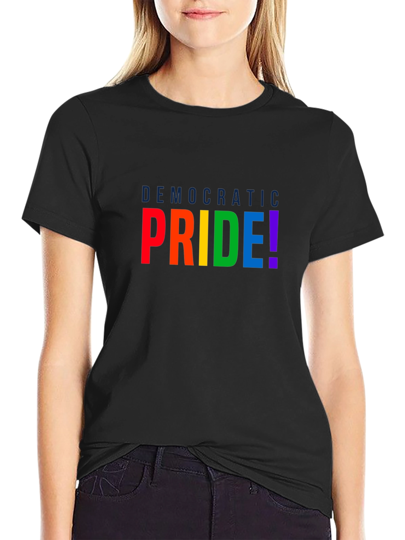 Democratic Pride Rainbow T-Shirt