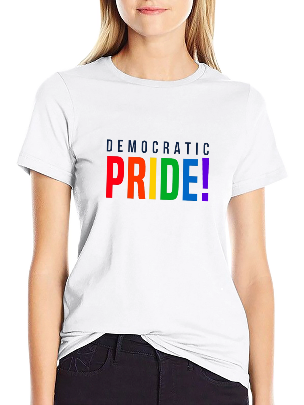 Democratic Pride Rainbow T-Shirt