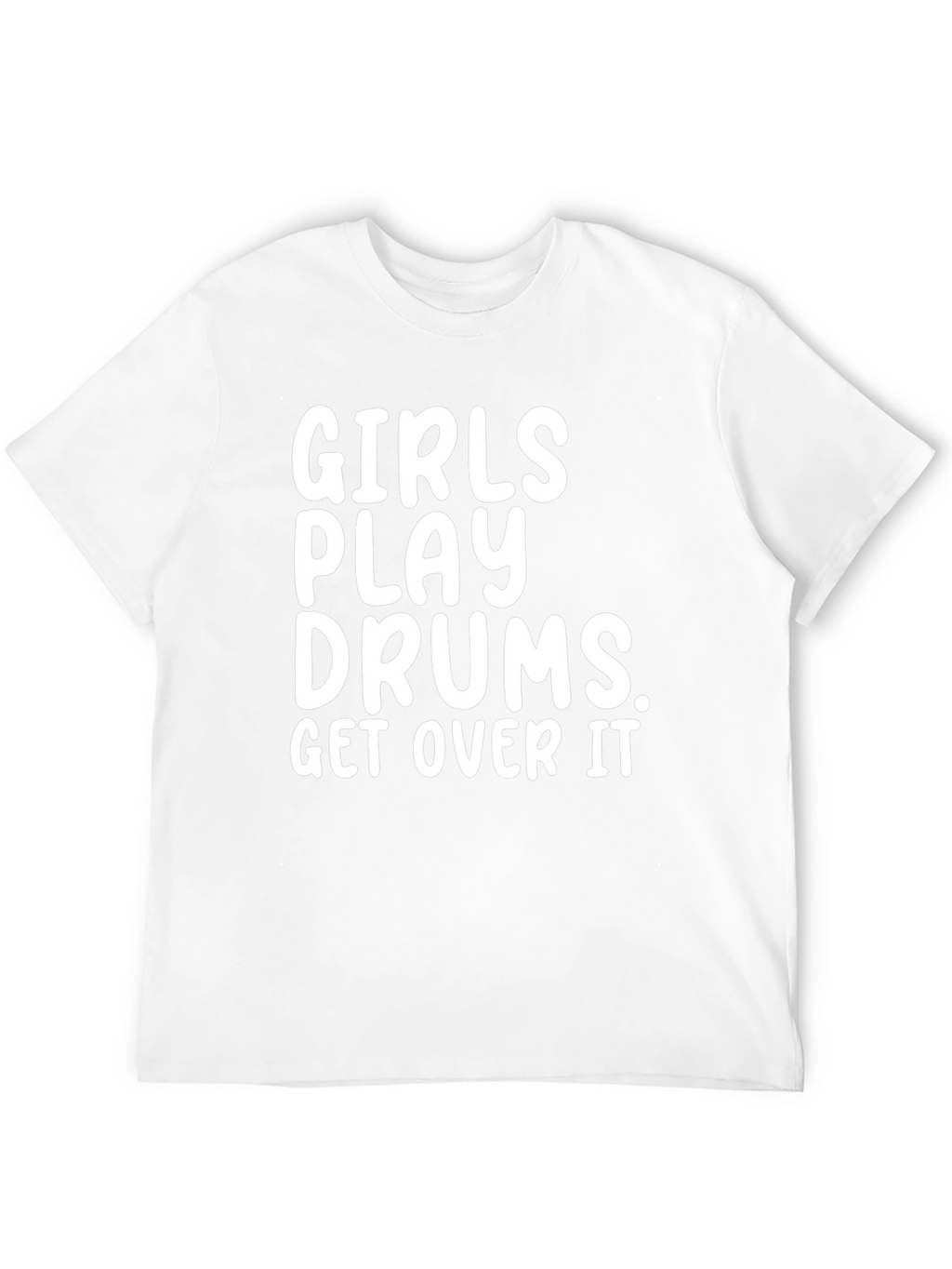 Girls Play Drums Graphic Tee