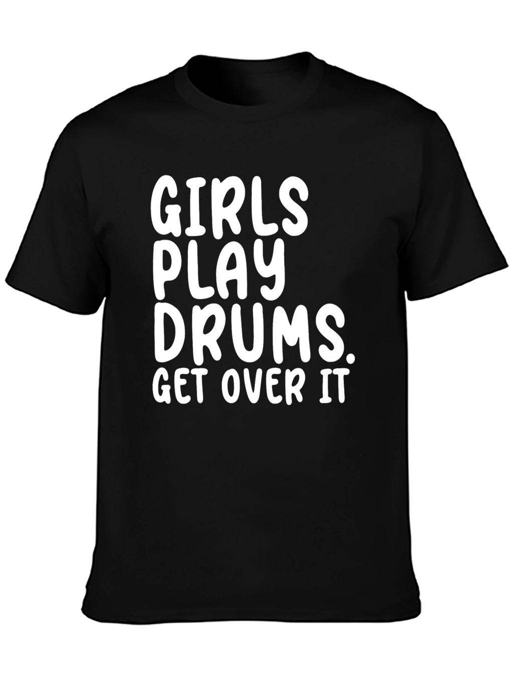 Girls Play Drums Graphic Tee
