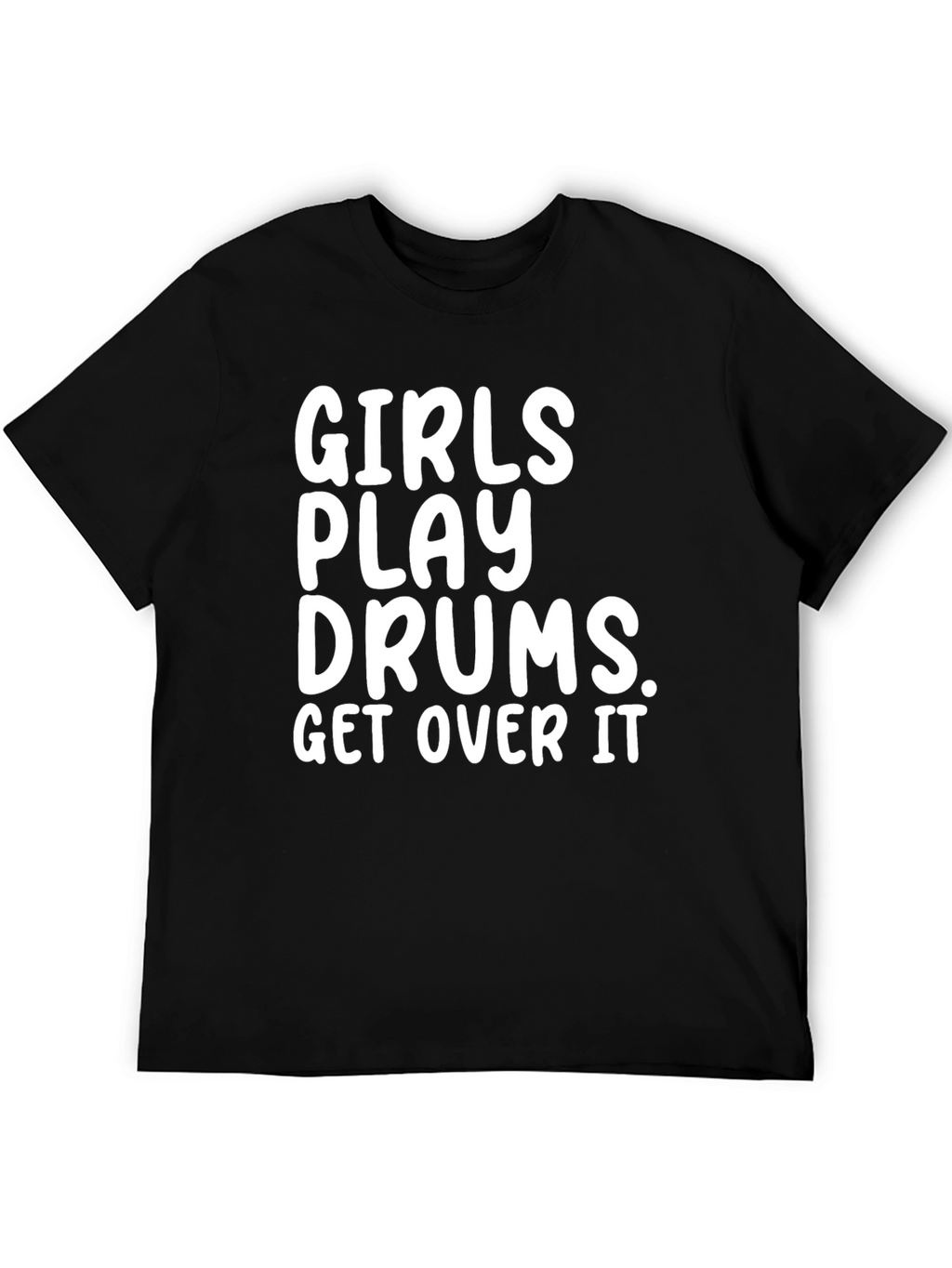 Girls Play Drums Graphic Tee