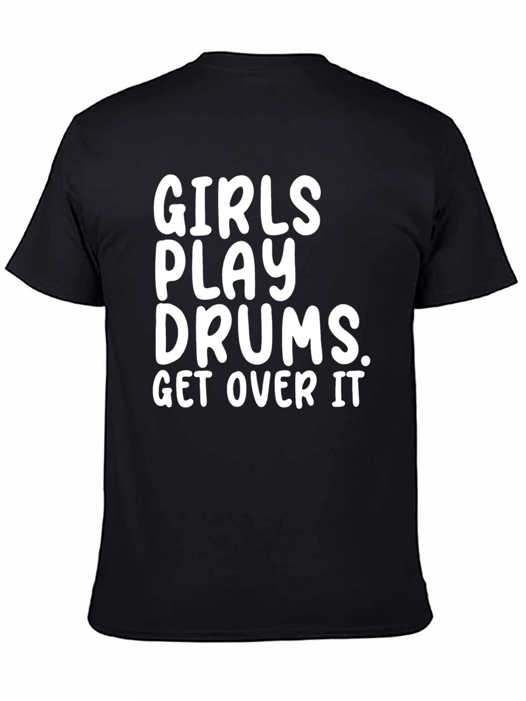 Girls Play Drums Graphic Tee