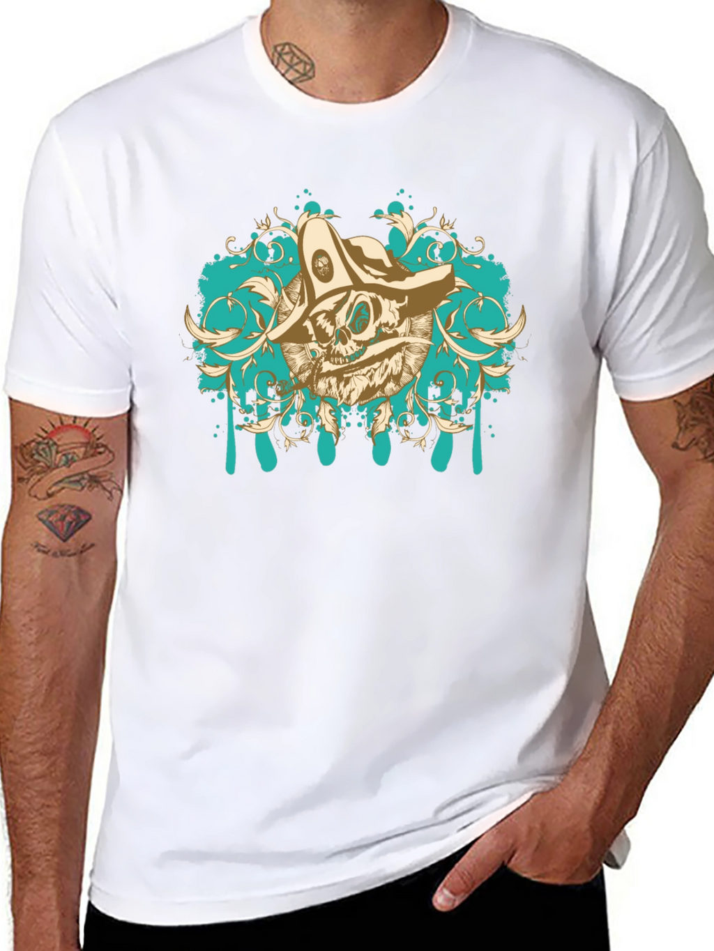 Pirate Skull Graphic Tee