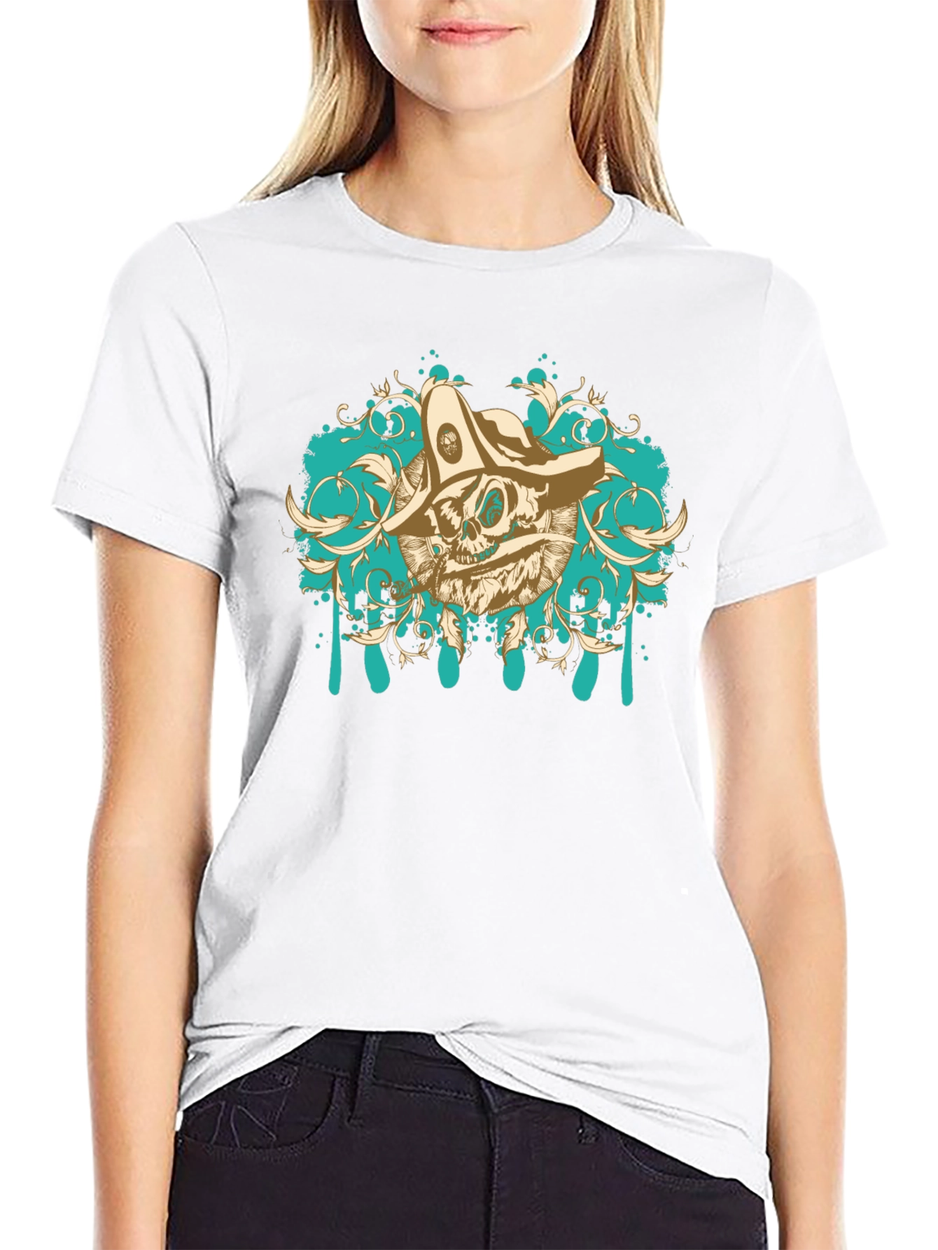 Pirate Skull Graphic Tee