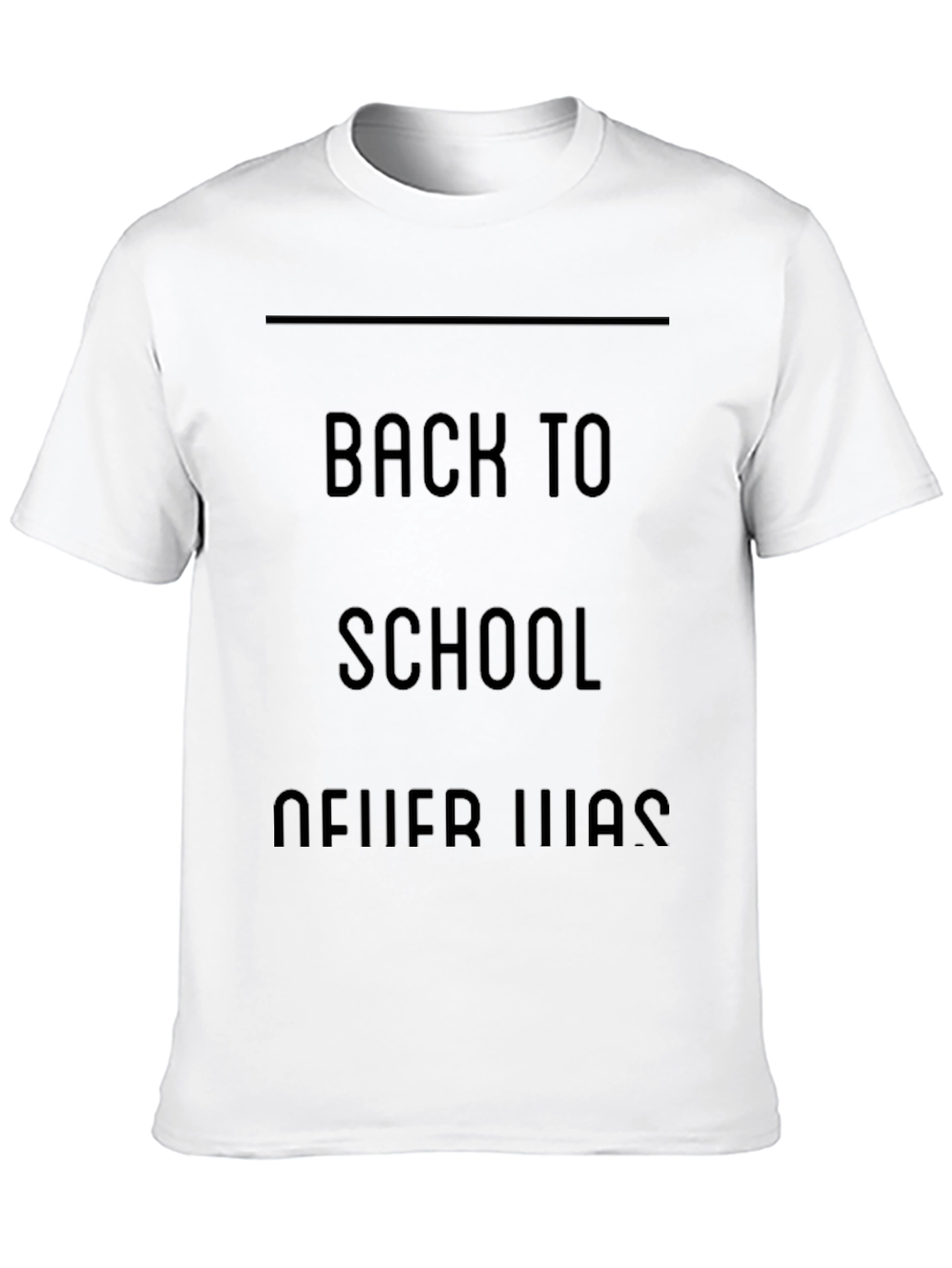 Back to School Never Was Black T-Shirt
