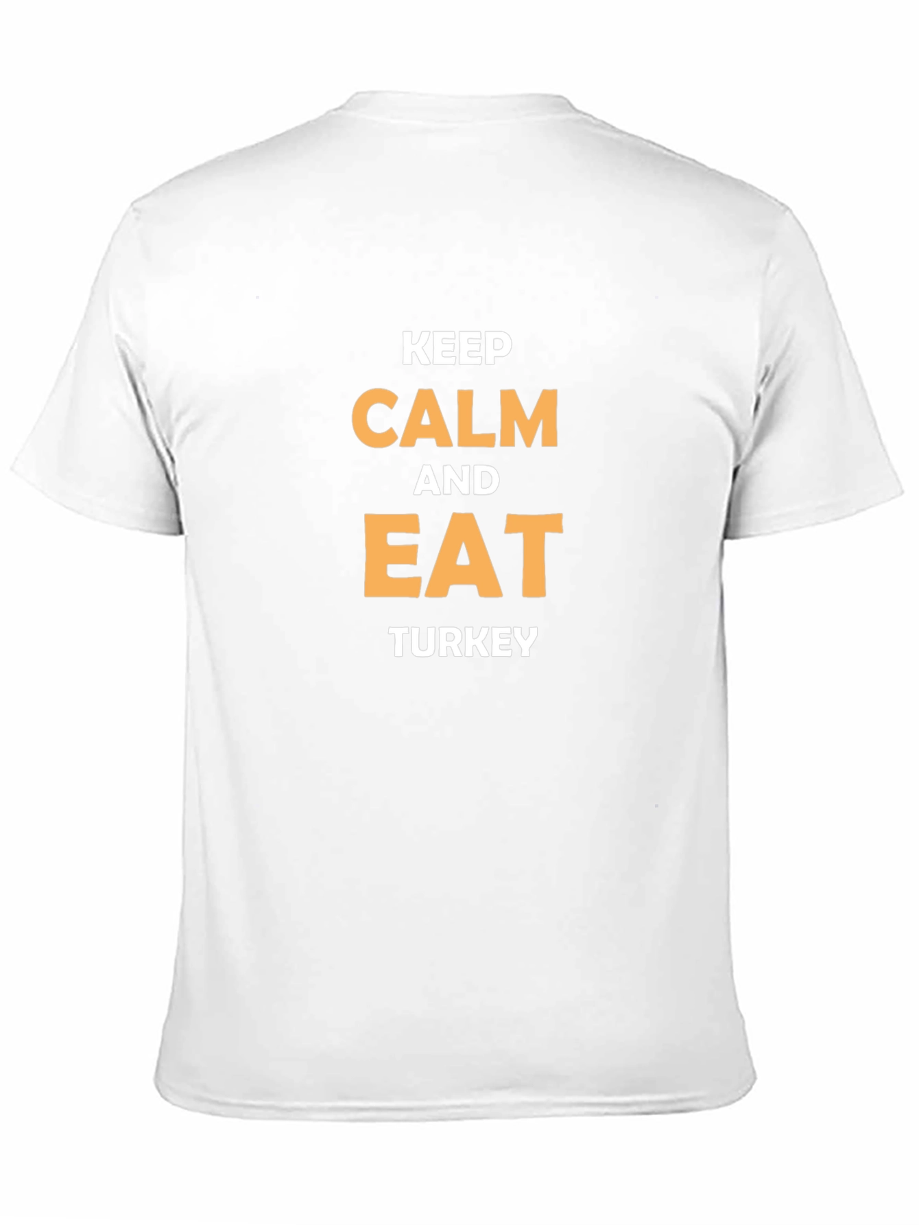 Keep Calm and Eat Turkey Black T-Shirt